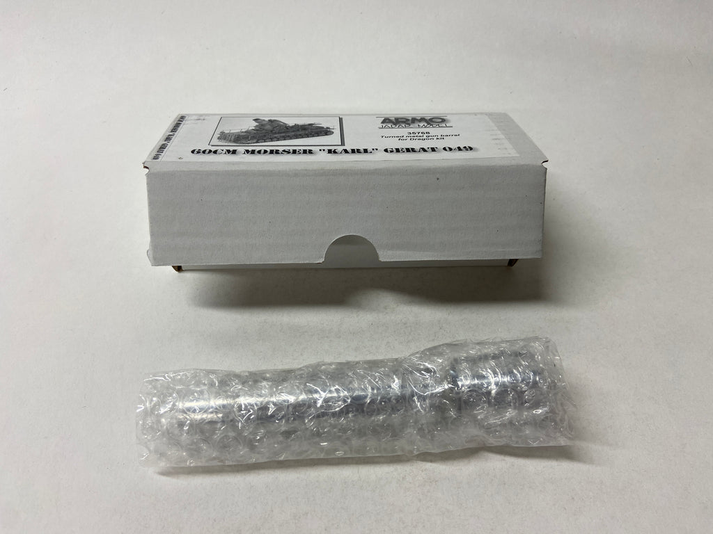 60cm Morser "Karl" Gerat 049 Turned metal gun barrel for Dragon kit