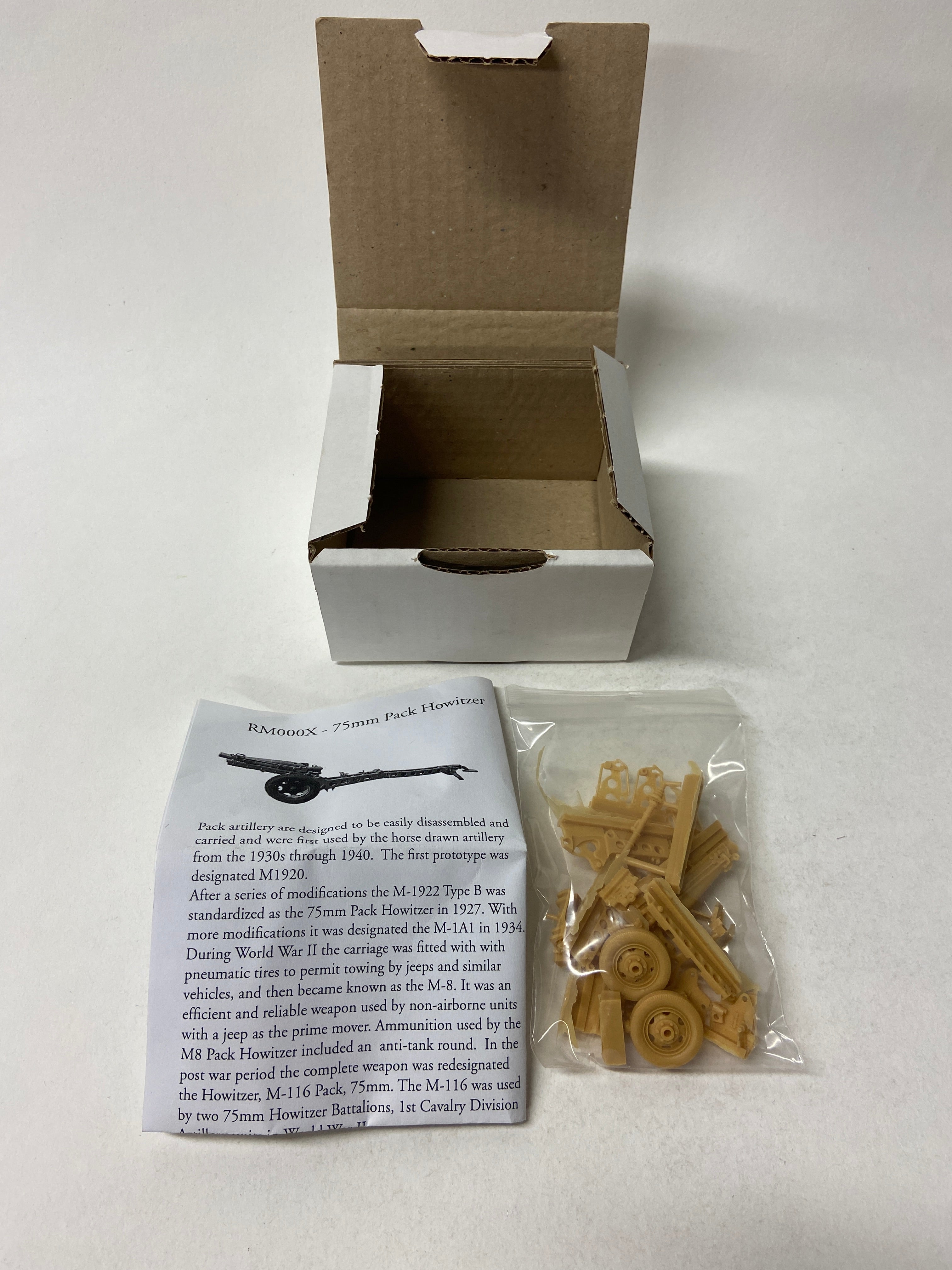 Roy Models 1:35 75mm Pack Howitzer RM000X