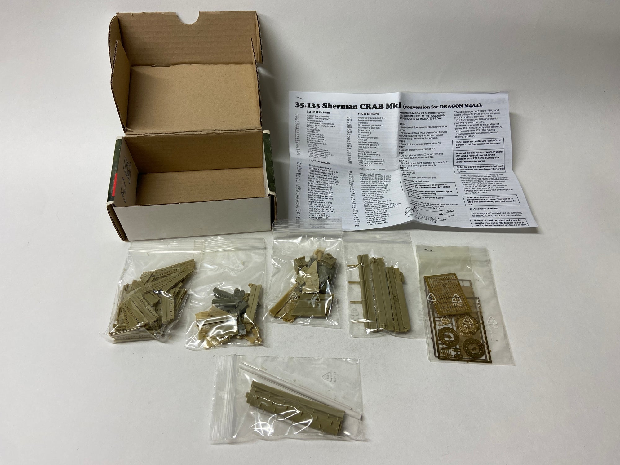 Sherman Crab Mk 1 conversion kit for Dragon M4A4