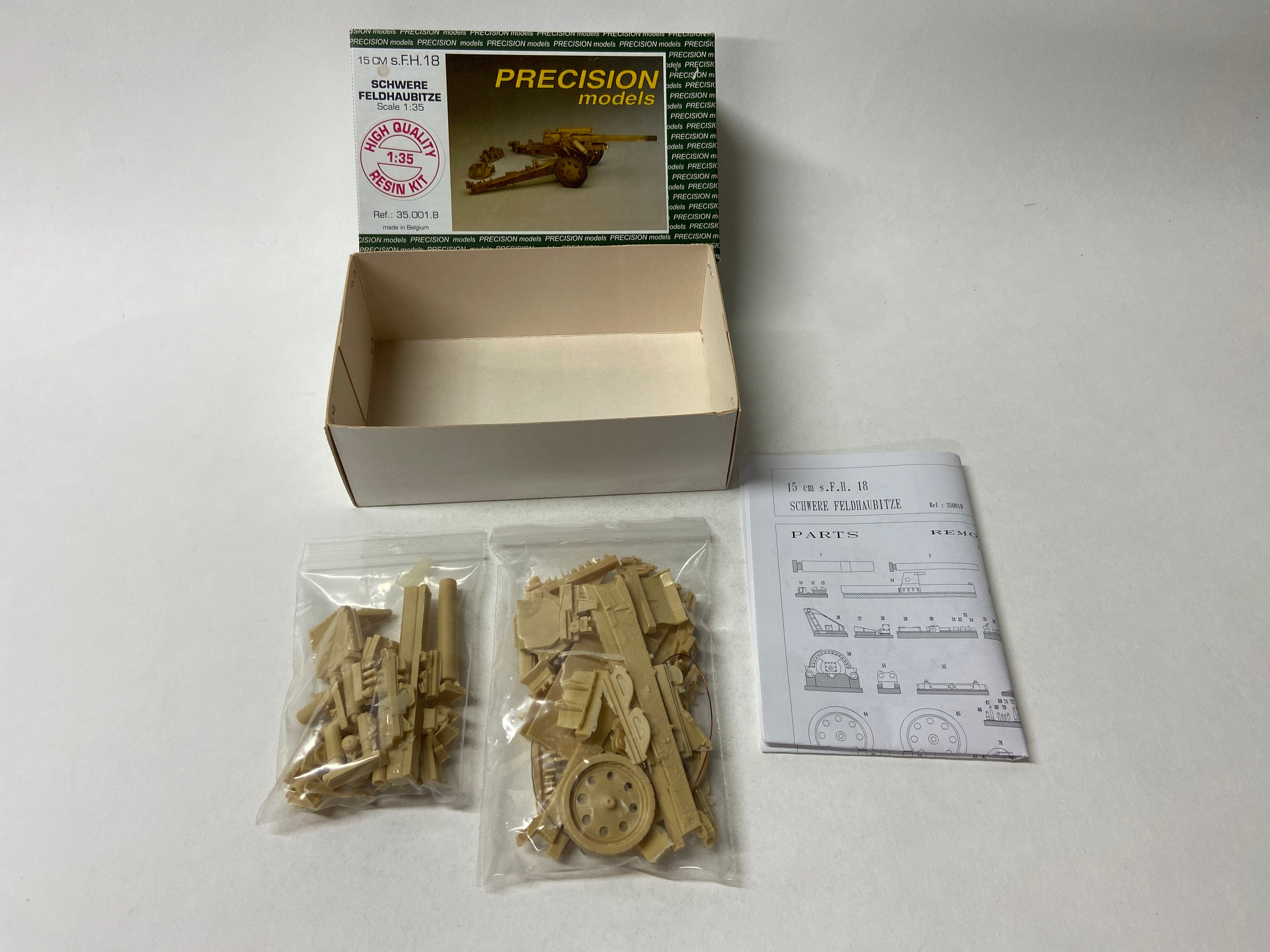Precision Models 1:35 Schwere Feldhaubitze 15 cm s.F.H. 18 35.001.B