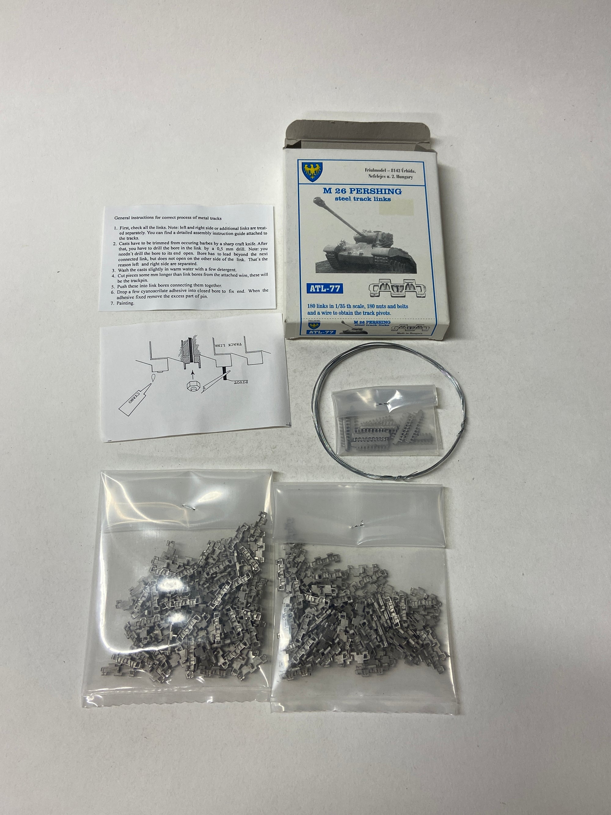M26 Pershing steel track links