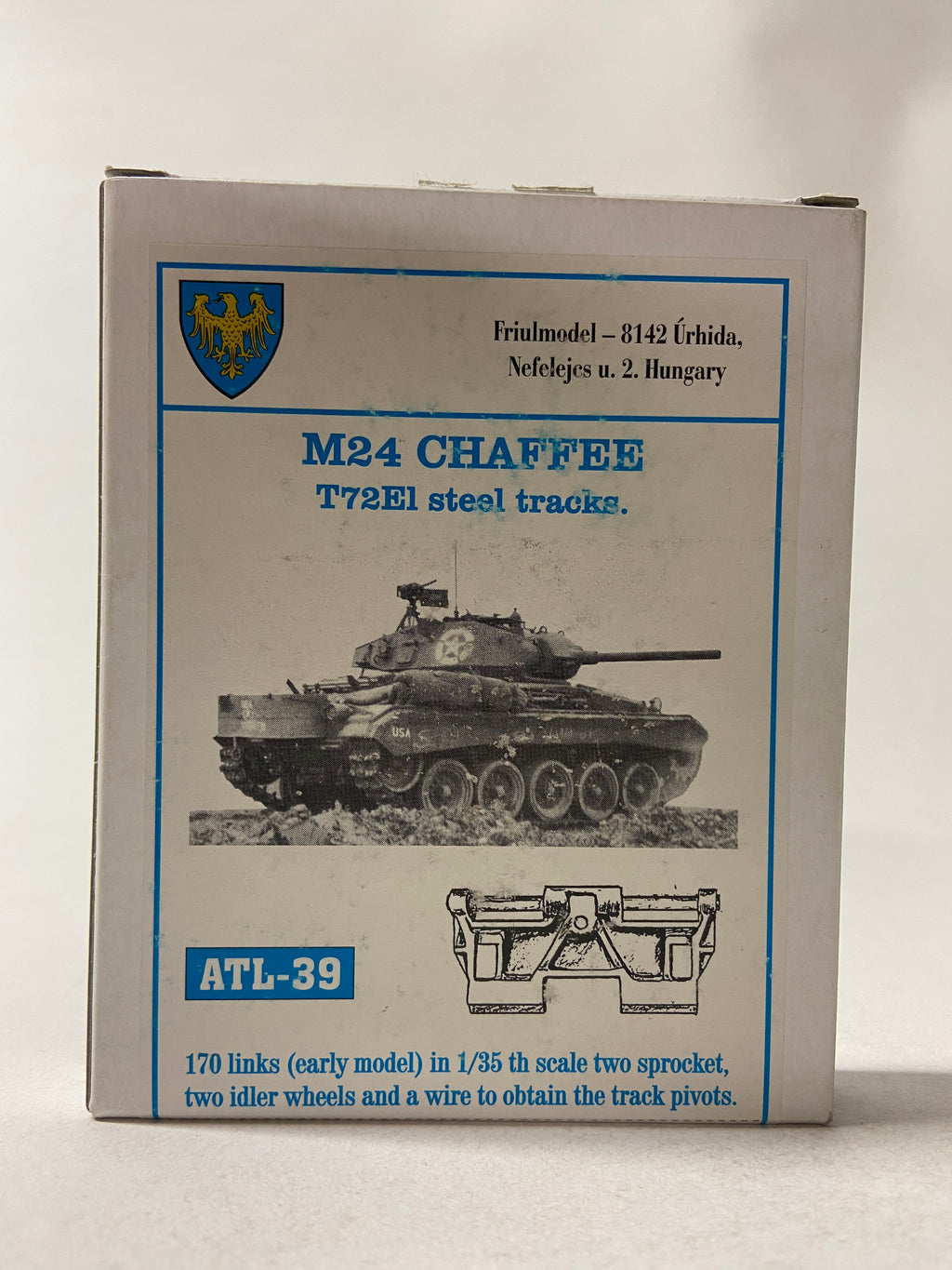 M24 Chaffee T72E1 steel tracks