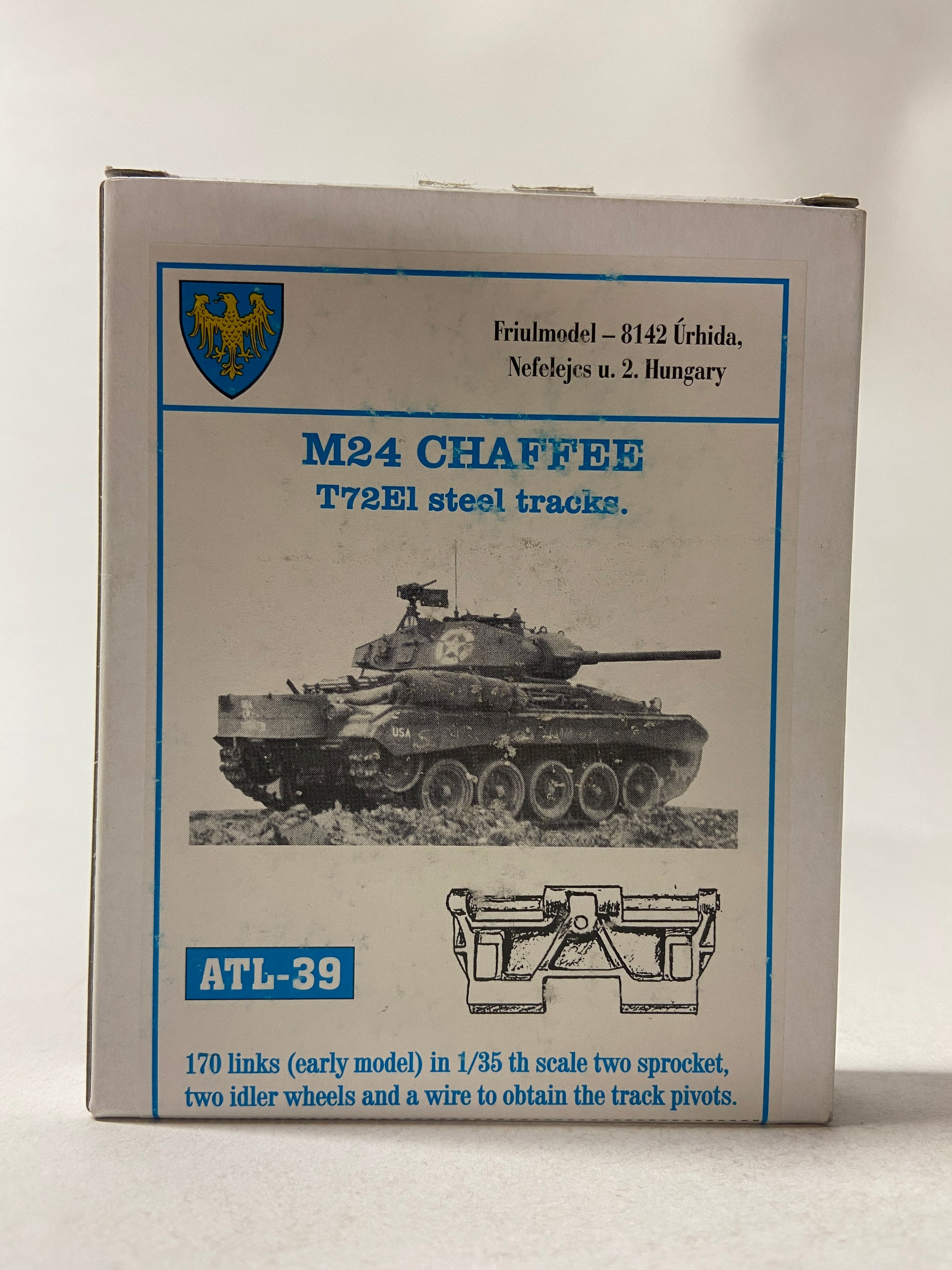 M24 Chaffee T72E1 steel tracks
