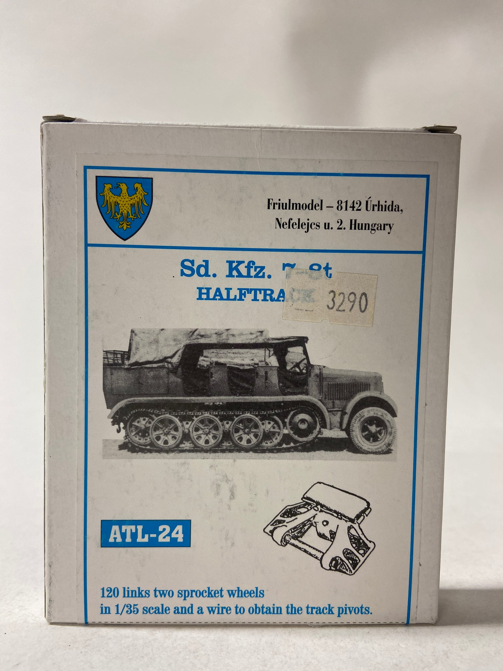 Sd. Kfz. 7-8t Halftrack steel tracks