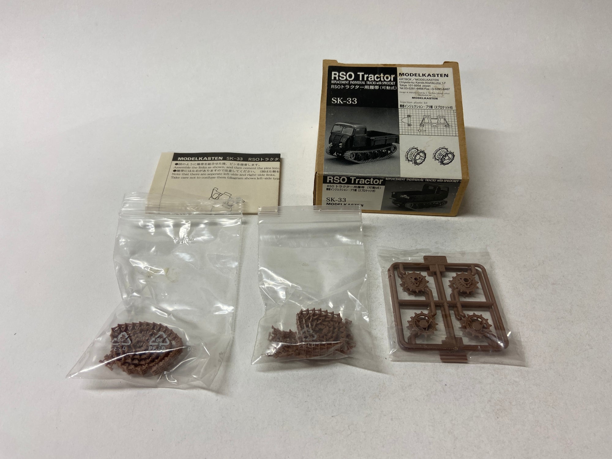 RSO Tractor replacement individual tracks with sprocket
