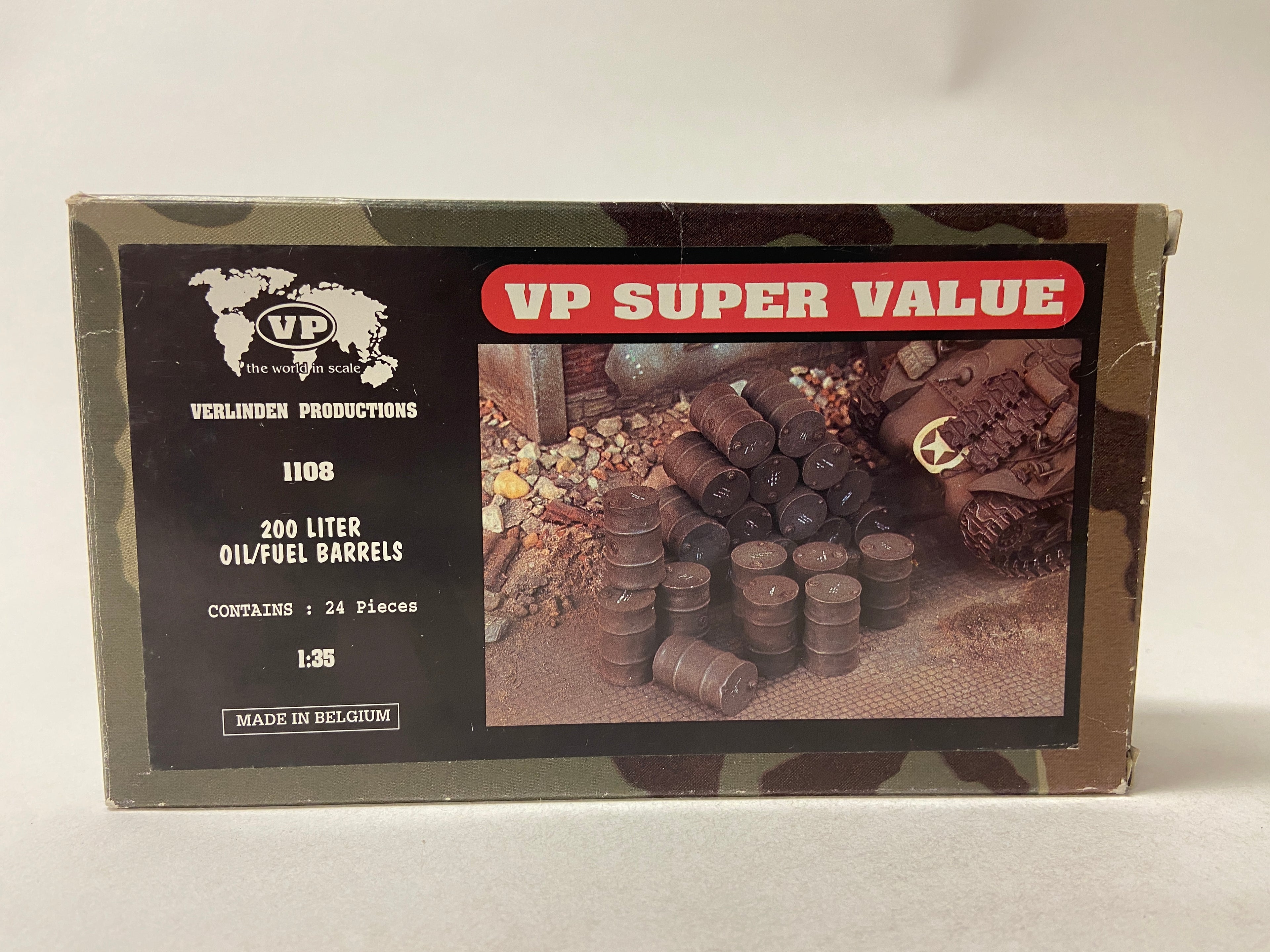 Verlinden Productions 1:35 200 Liters Oil/Fuel Barrels 1108