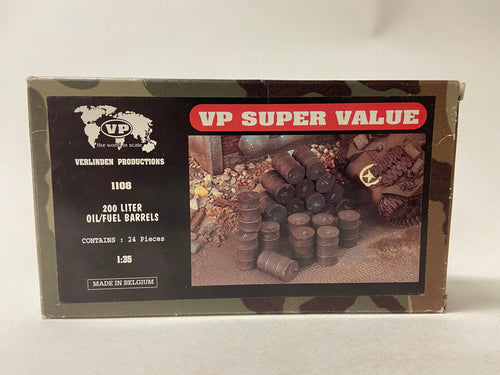 Verlinden Productions 1:35 200 Liters Oil/Fuel Barrels 1108