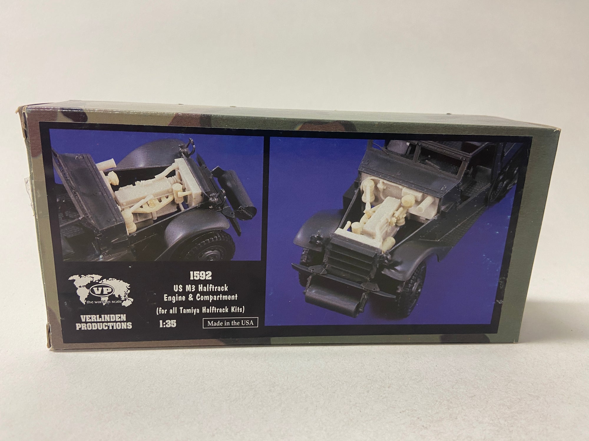 US M3 Halftrack Engine & Compartment (for all Tamiya Halftrack Kits)