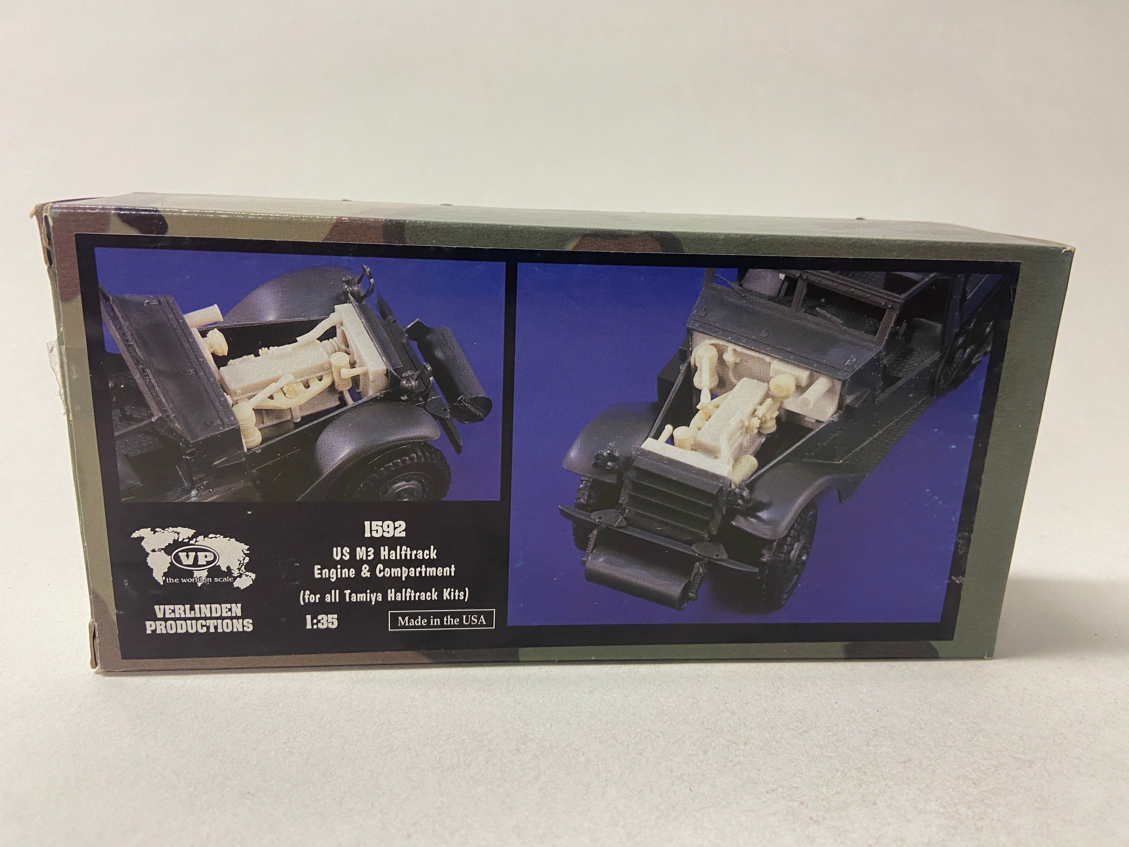 Verlinden Productions 1:35 US M3 Halftrack Engine & Compartment (for all Tamiya Halftrack Kits) 1592