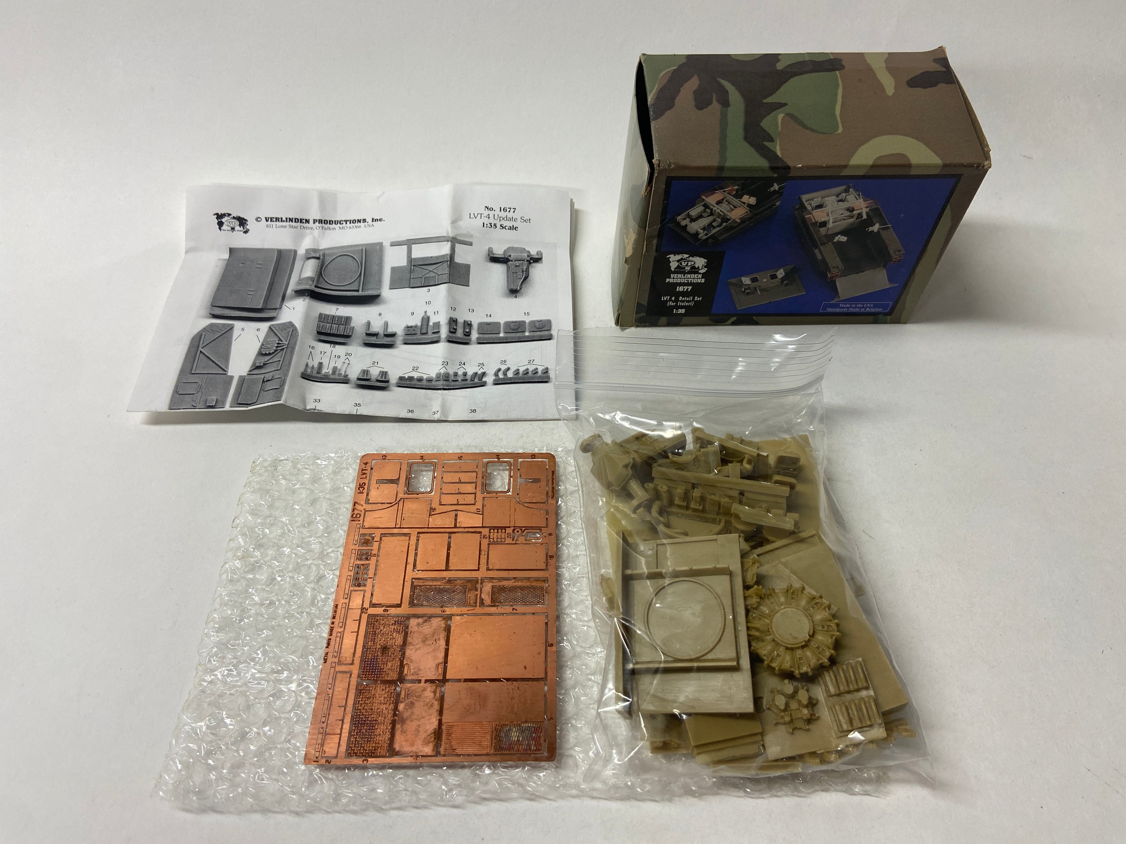 Verlinden Productions 1:35 LVT 4 Detail Set (for Italeri) 1677