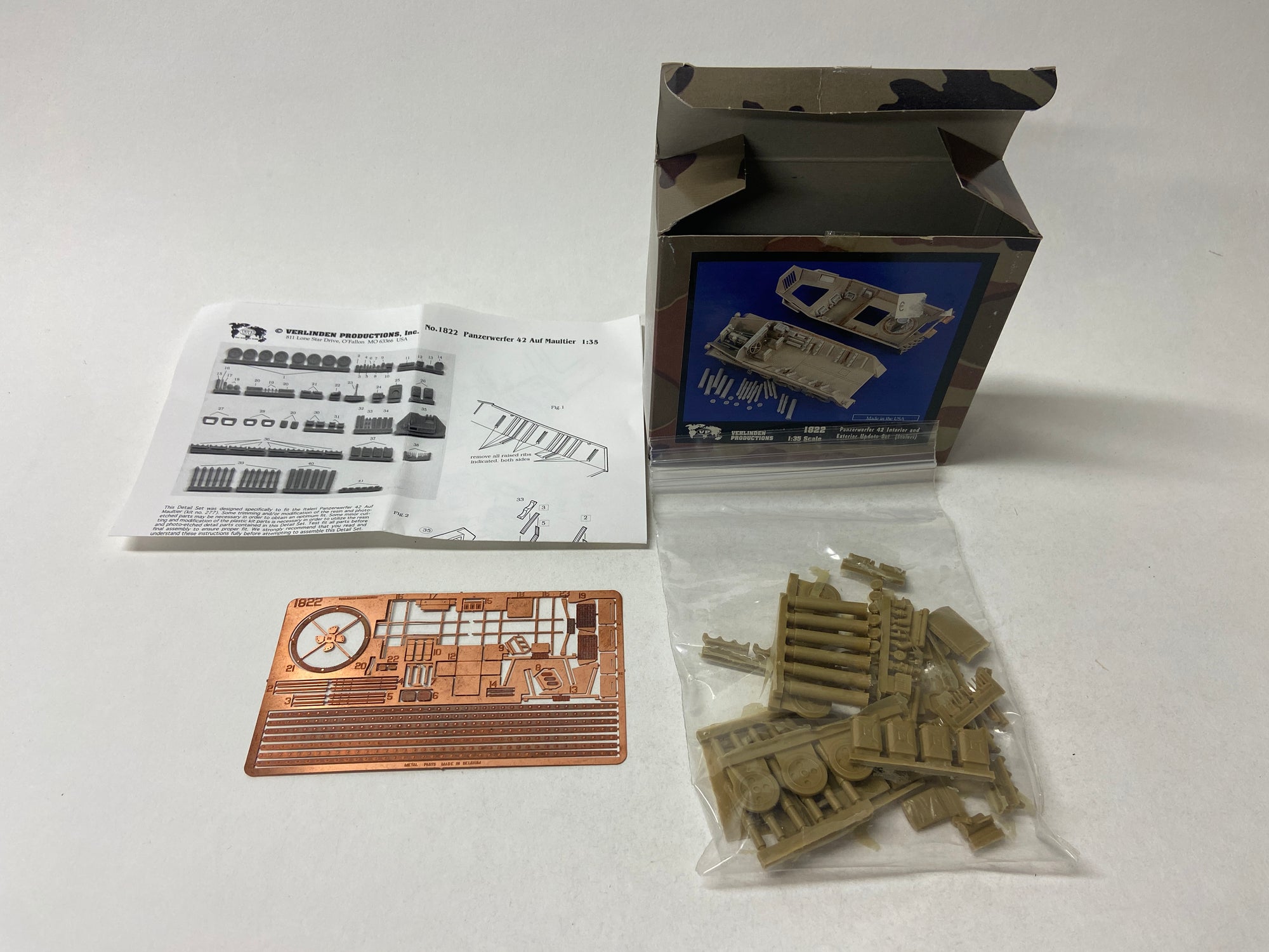 Panzerwerfer 42 Interior and Exterior Update Set (Italeri)