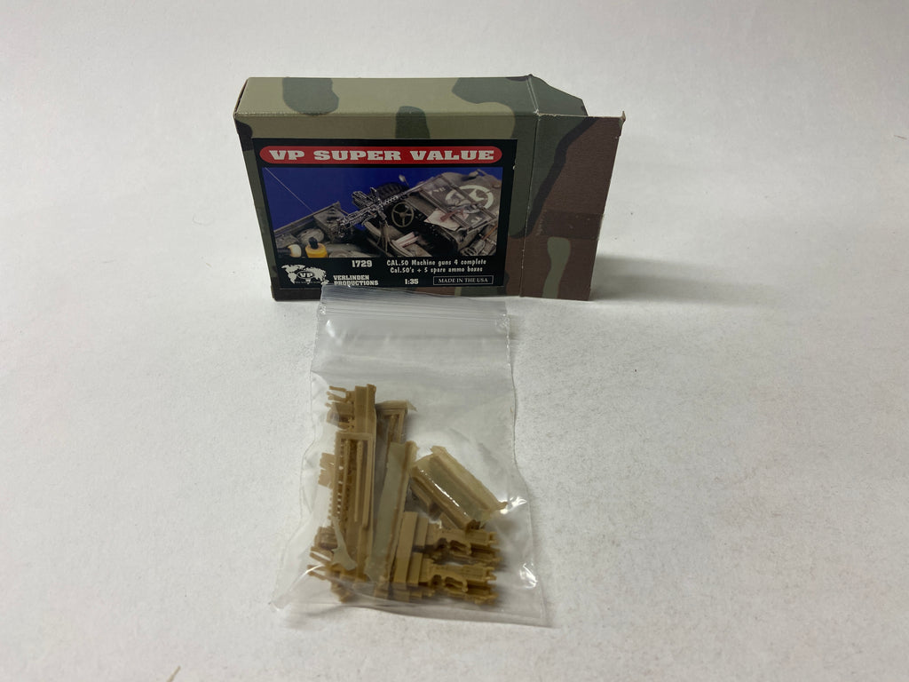 Cal .50 Machine guns 4 complete Cal. 50's + spare ammo boxes