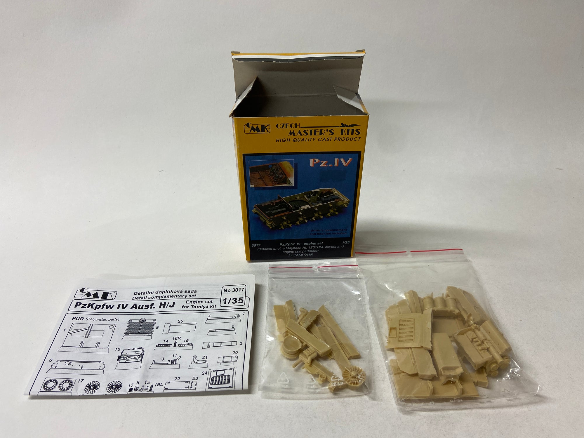 Pz.Kpfw. IV - engine set