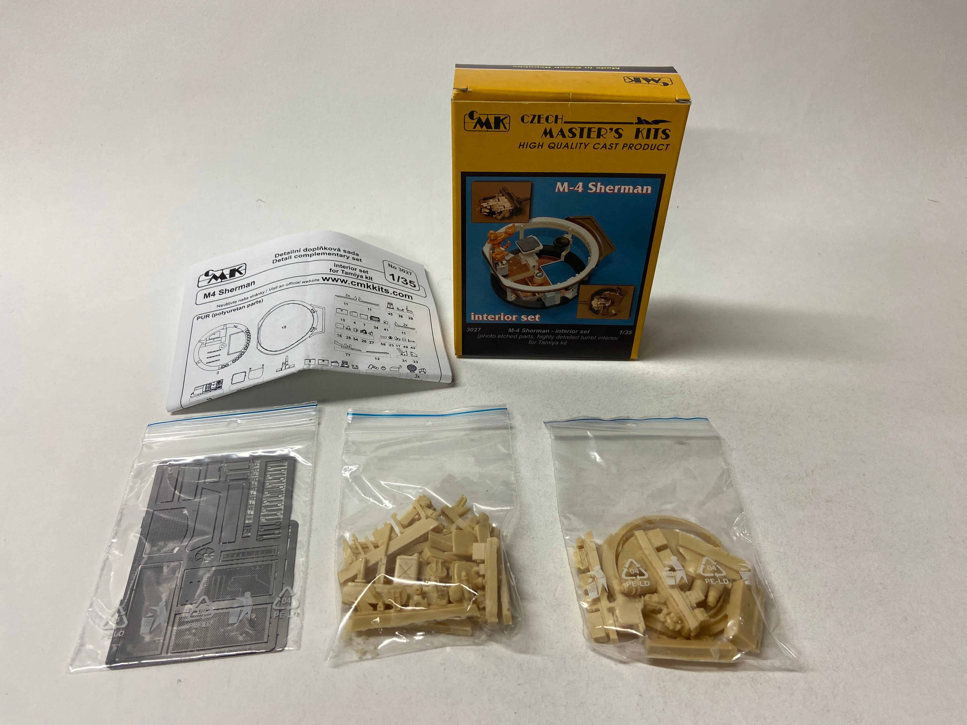 CMK 1:35 M-4 Sherman - interior set 3027