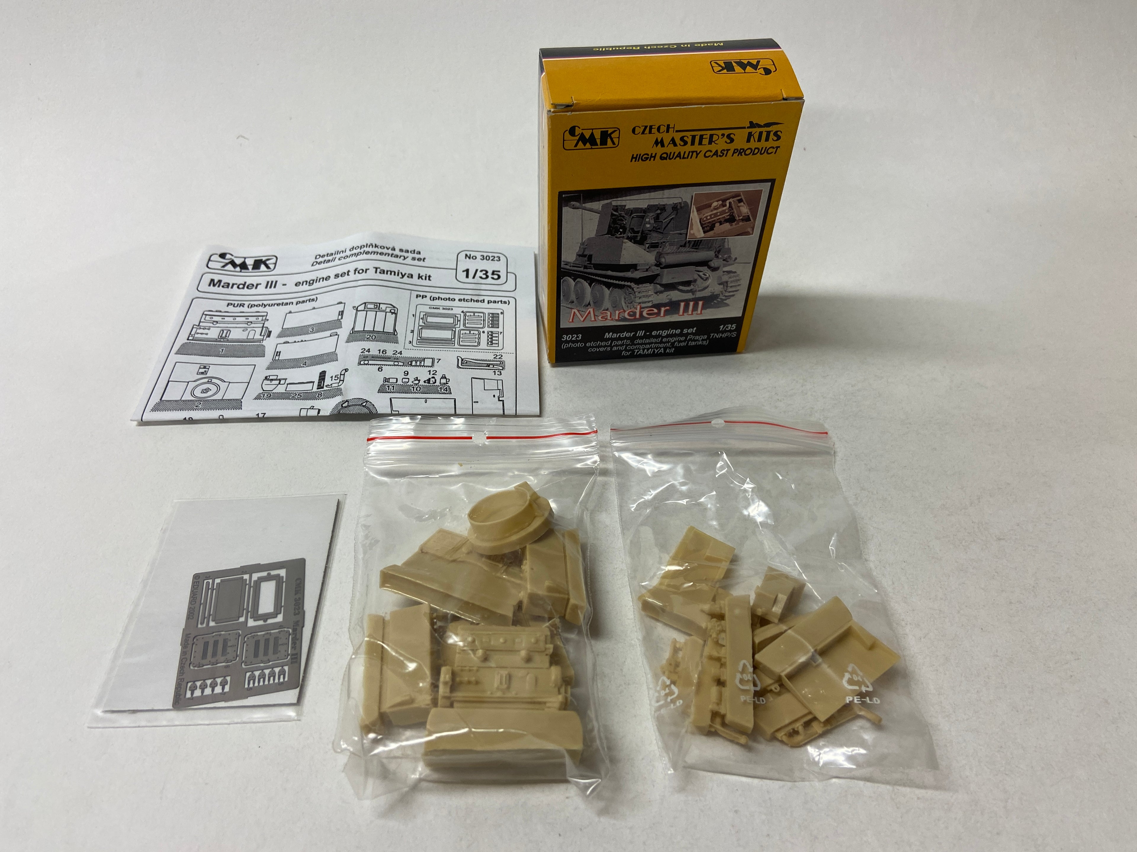 CMK 1:35 Marder III - engine set 3023