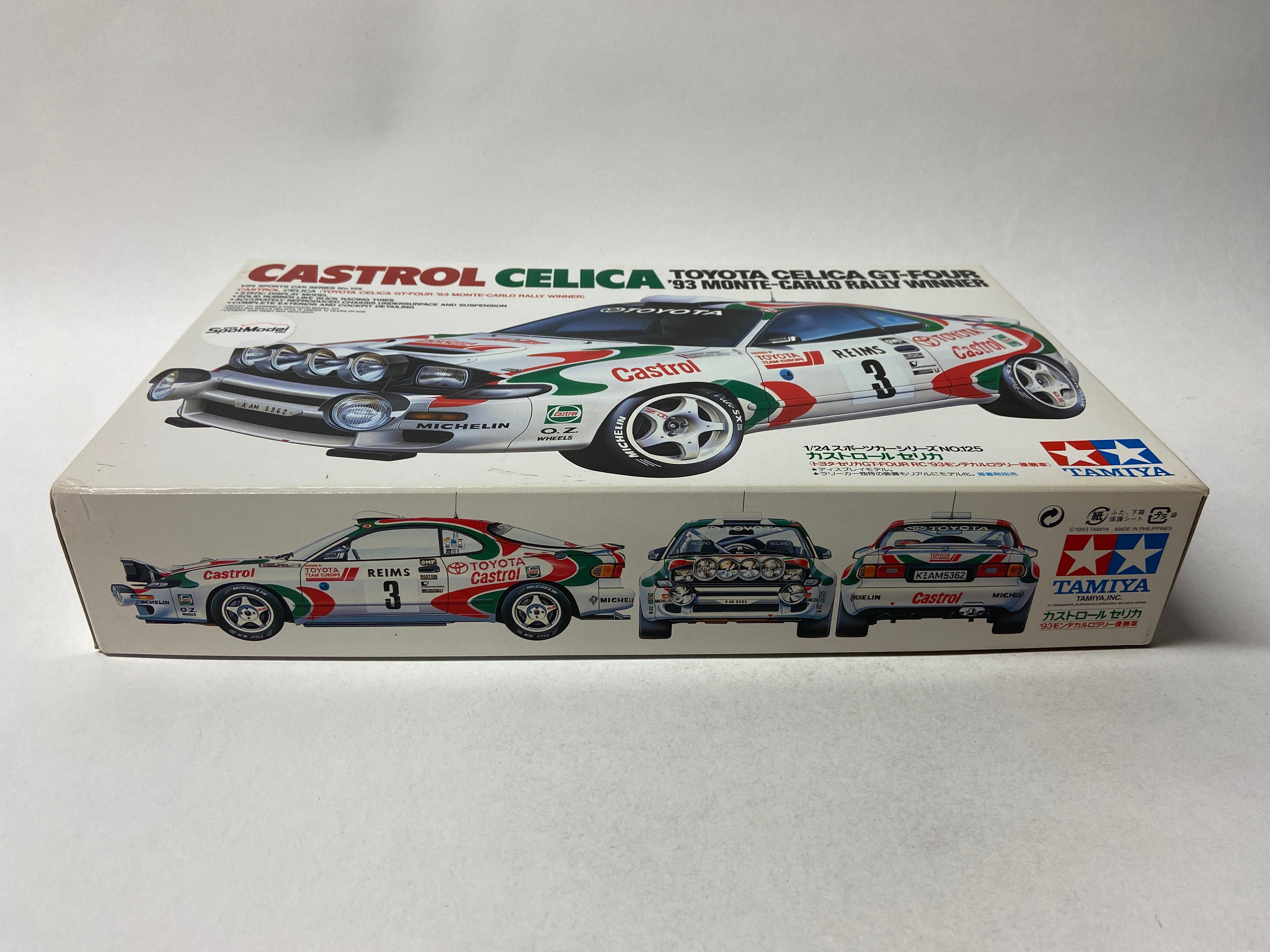 Tamiya 1:24 Toyota Celica GT-Four Castrol '93 Monte-Carlo Rally Winner 24125