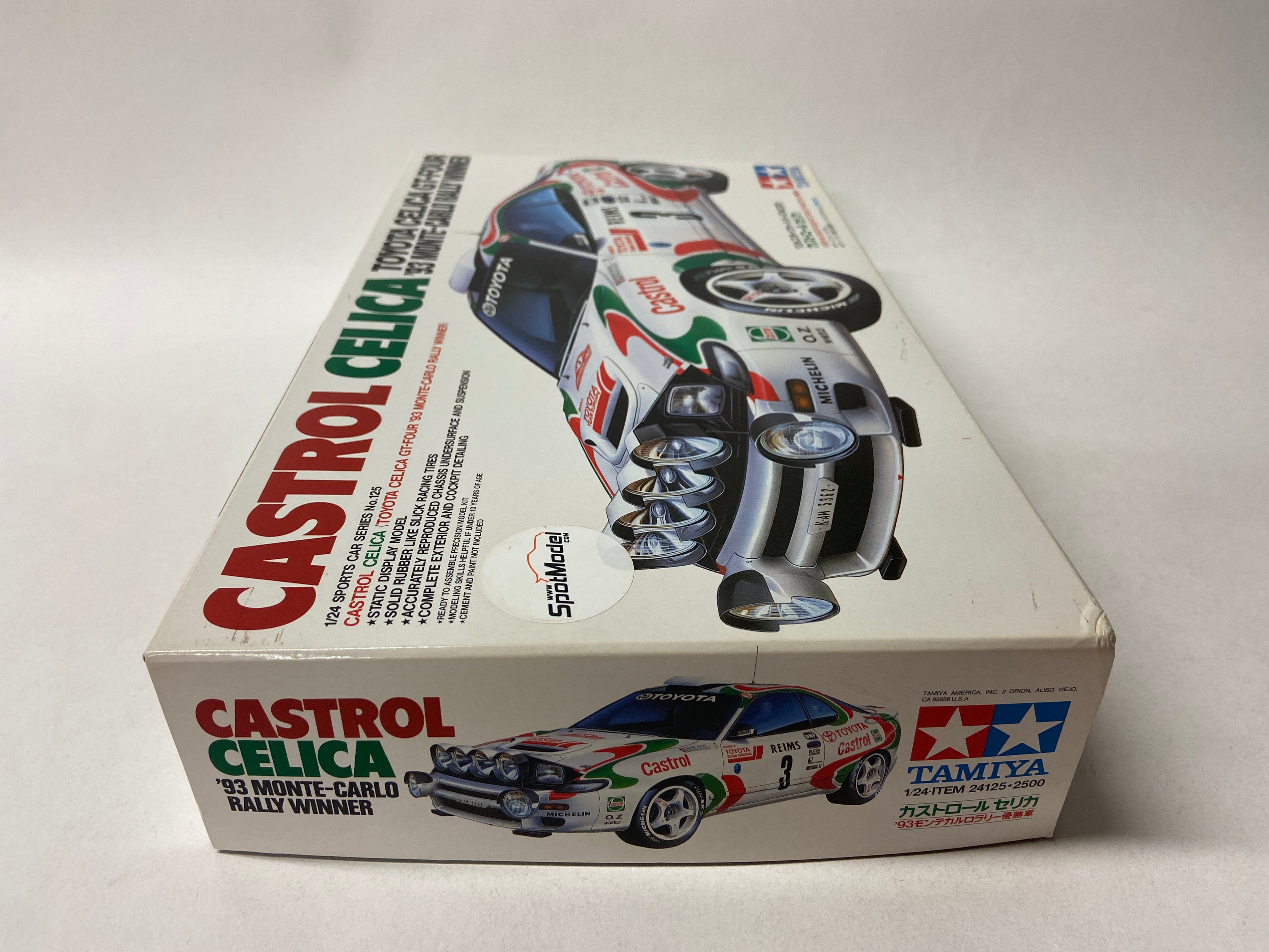 Tamiya 1:24 Toyota Celica GT-Four Castrol '93 Monte-Carlo Rally Winner 24125