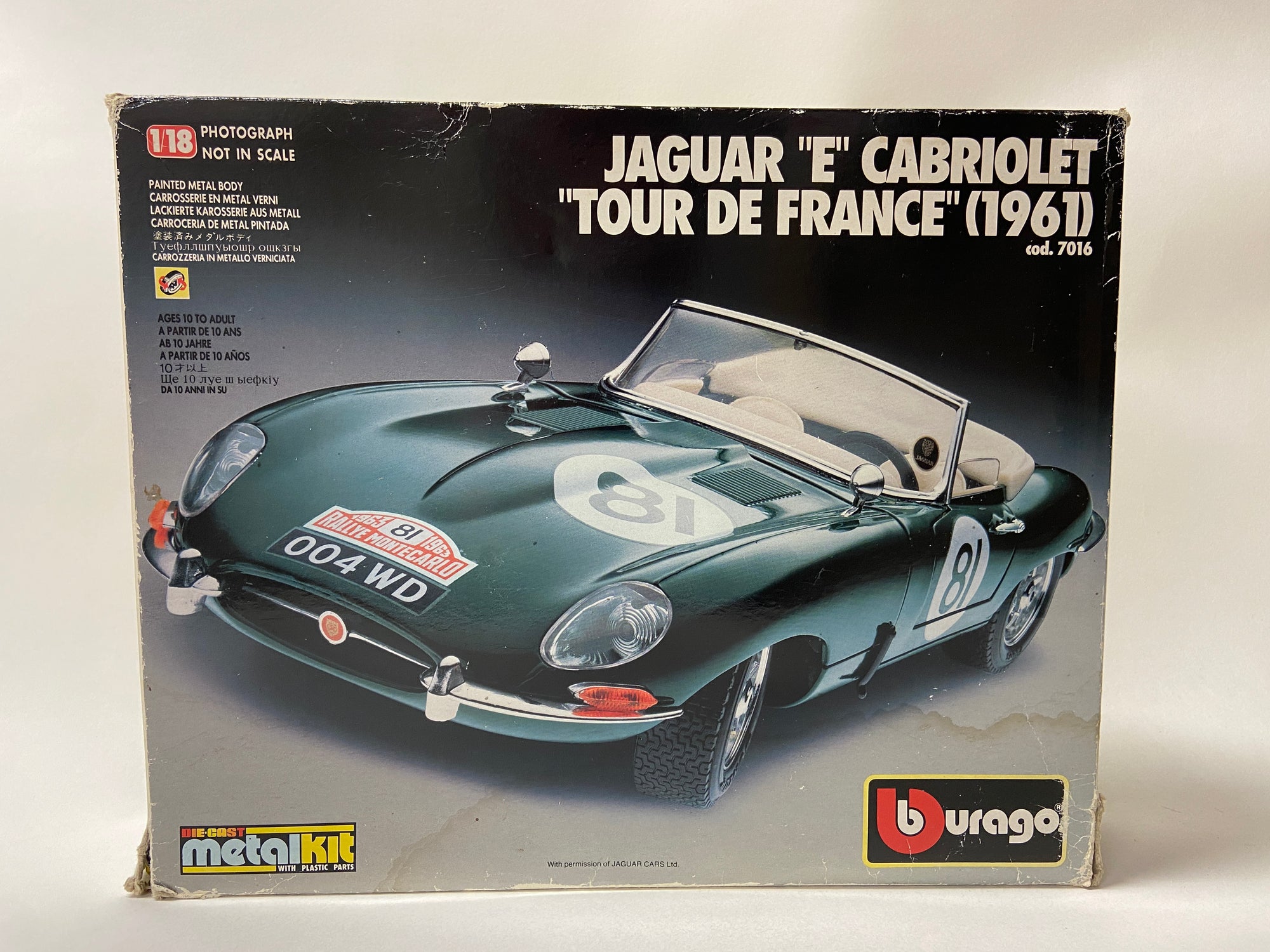 Jaguar "E" Cabriolet "Tour de France" (1961)
