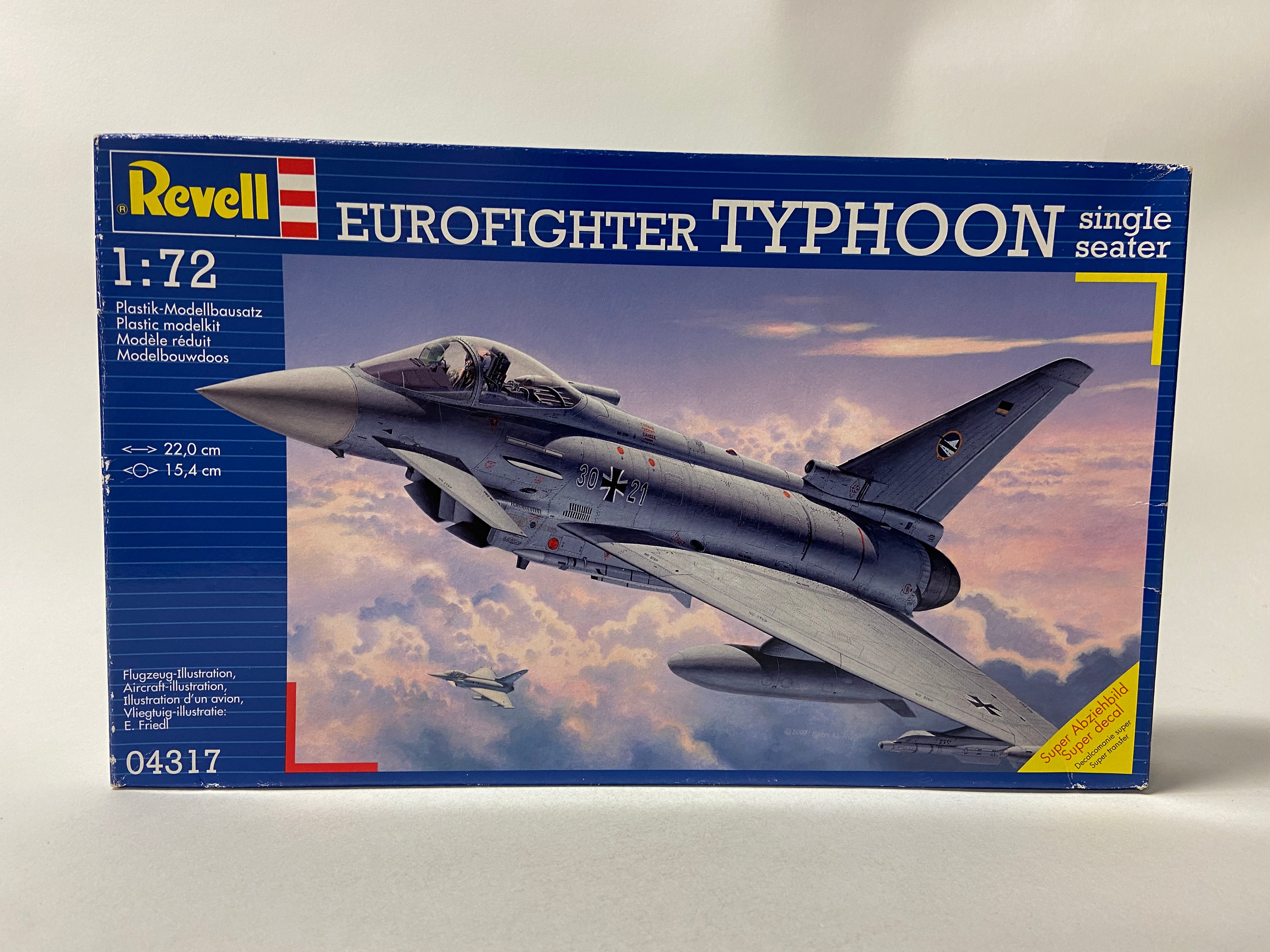 Revell 1:72 Eurofighter Typhoon Single Seater 4317