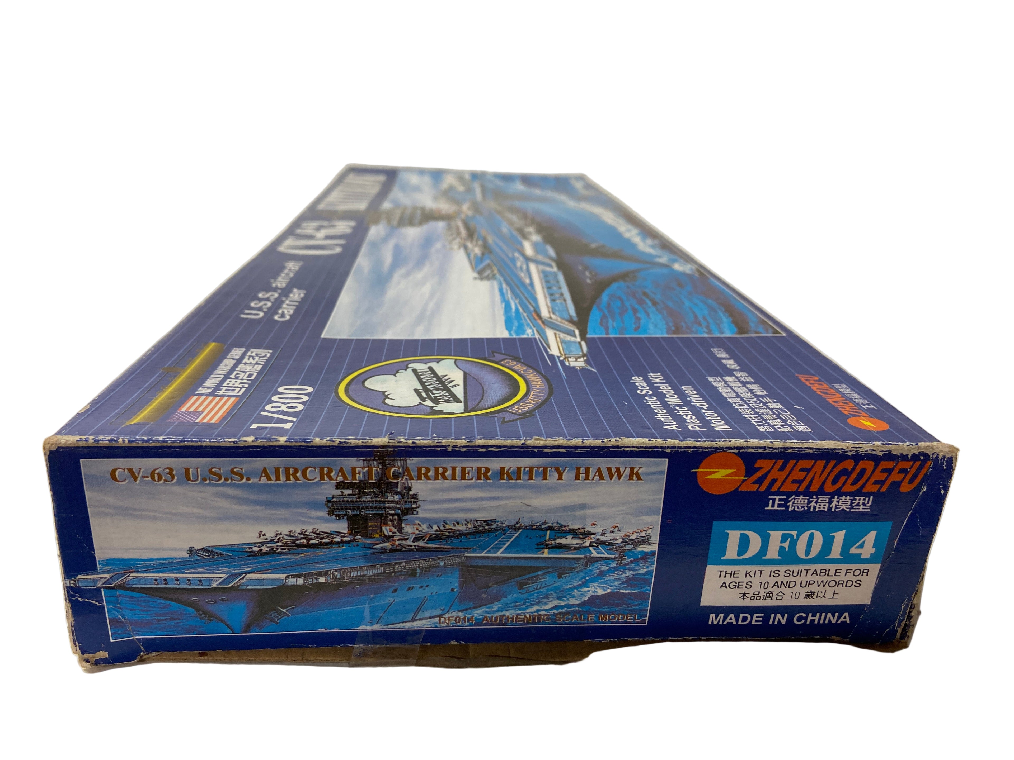 Zhengdefu 1:800 Kitty Hawk CV-63 U.S.S. Aircraft Carrier DF014