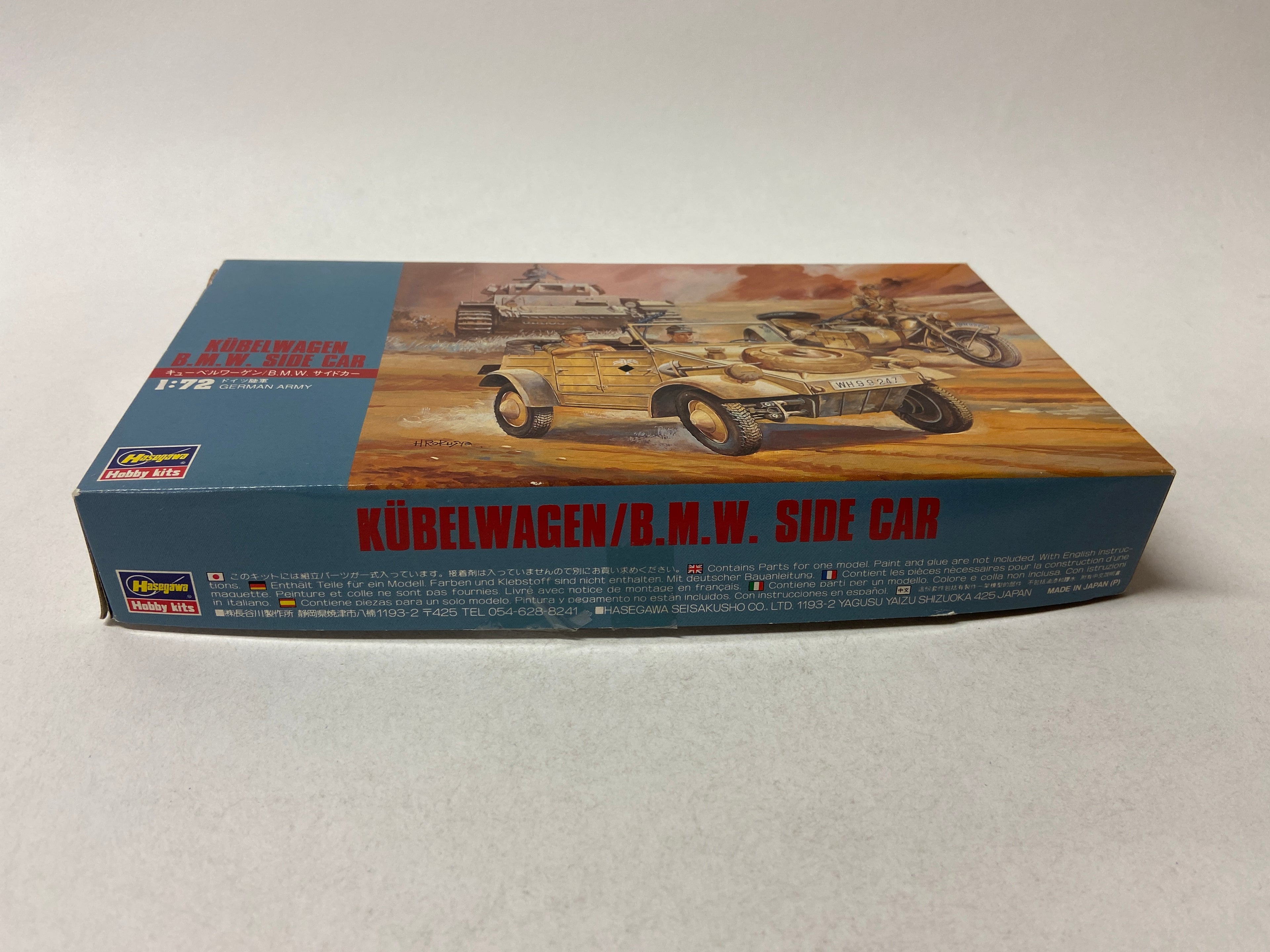 Hasegawa 1:72 Kübelwagen/B.M.W. Side Car 31112