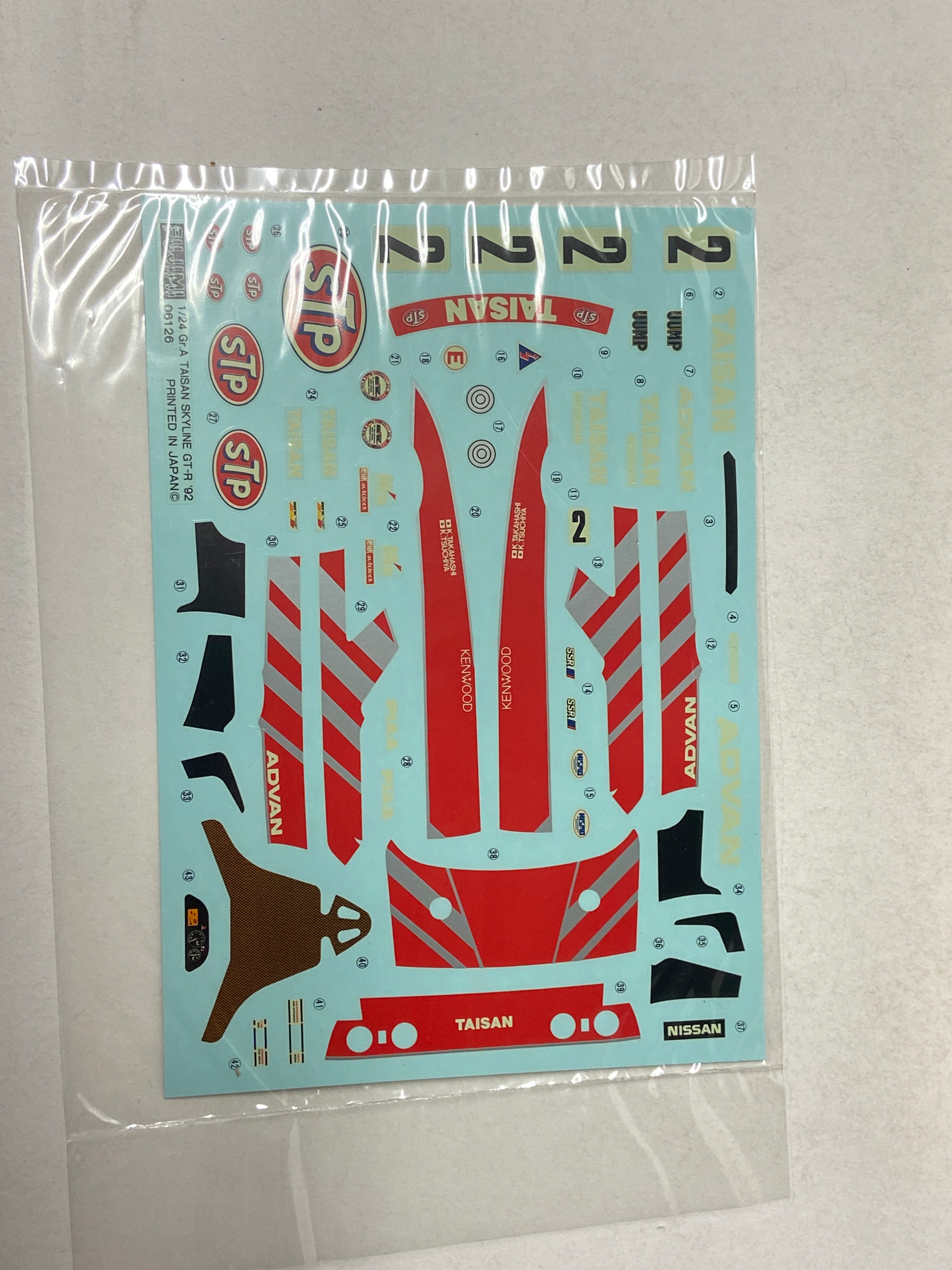 Fujimi 1:24 92 Taisan STP Skyline GT-R Group A Racing Car Version 06227