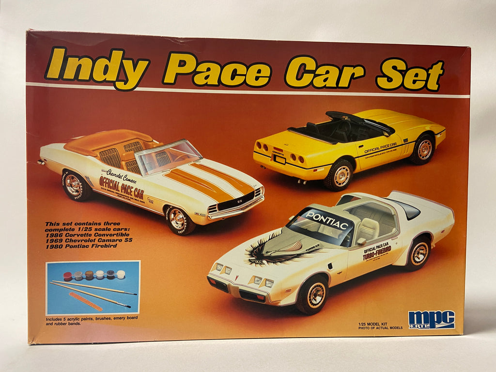 Indy Pace Car Set (1969 Chevrolet Camaro SS, 1986 Corvette, 1980 Firebird)