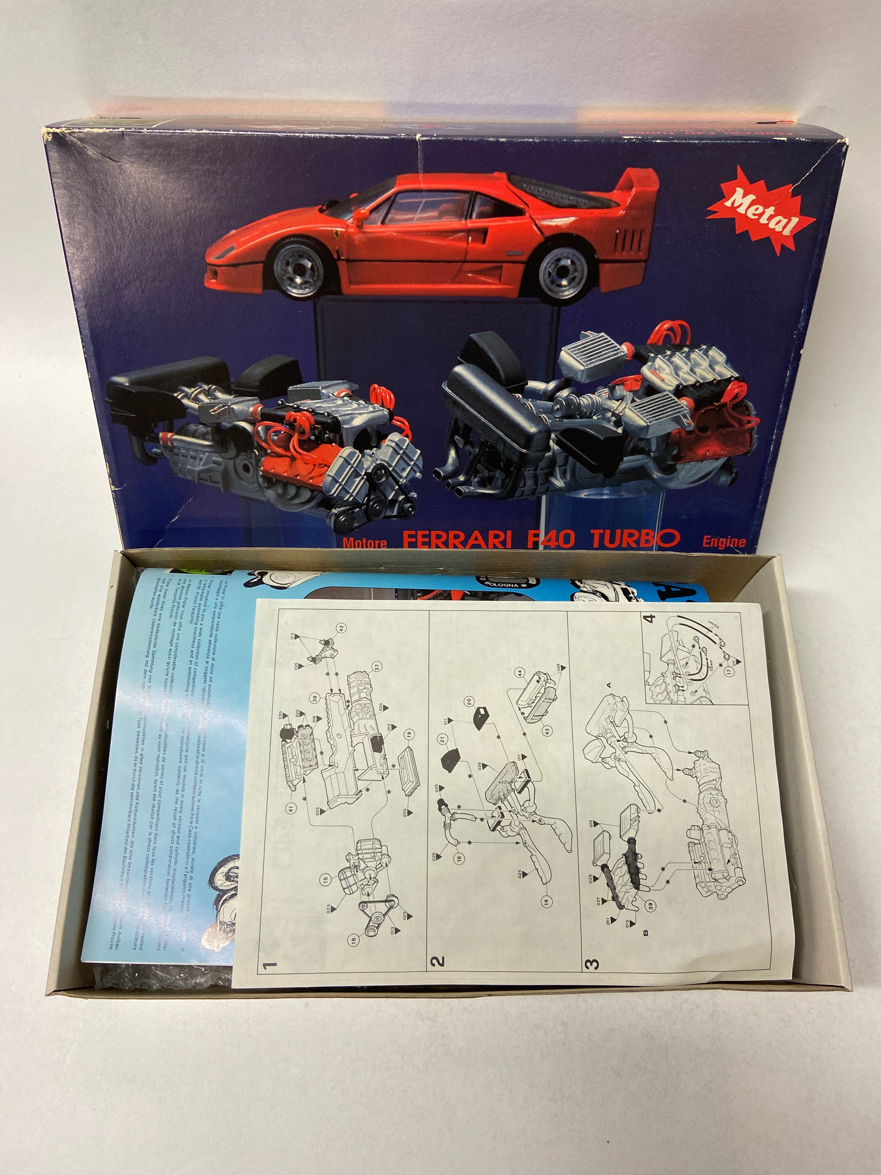 Protar 1:12 Ferrari F40 Turbo Engine 199E