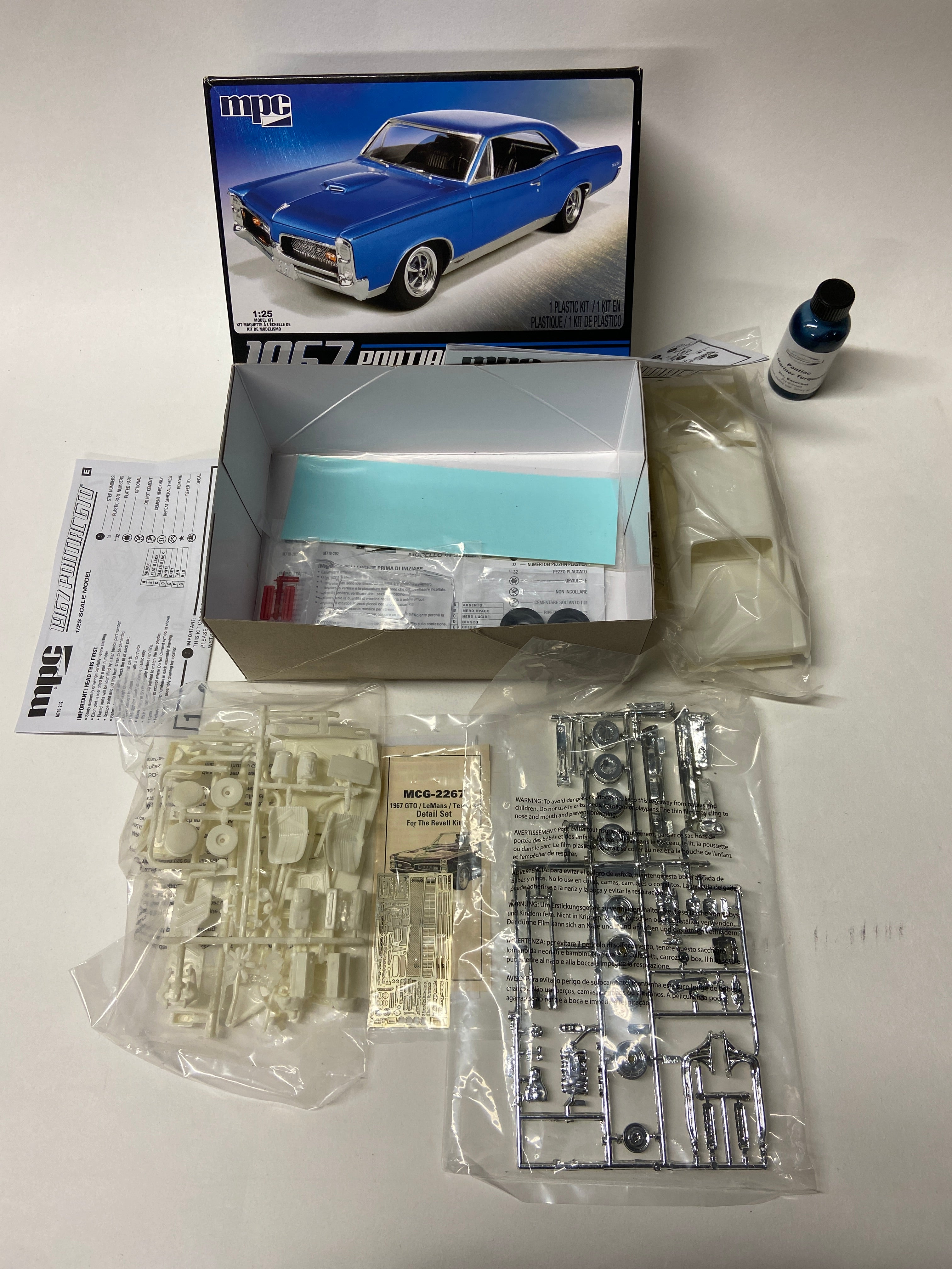 MPC 1:25 Pontiac GTO 1967 incl. extra's MPC710L/12