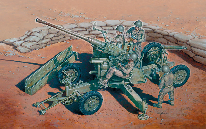 Italeri 1:35 Bofors 40mm Anti Aircraft Gun 6458