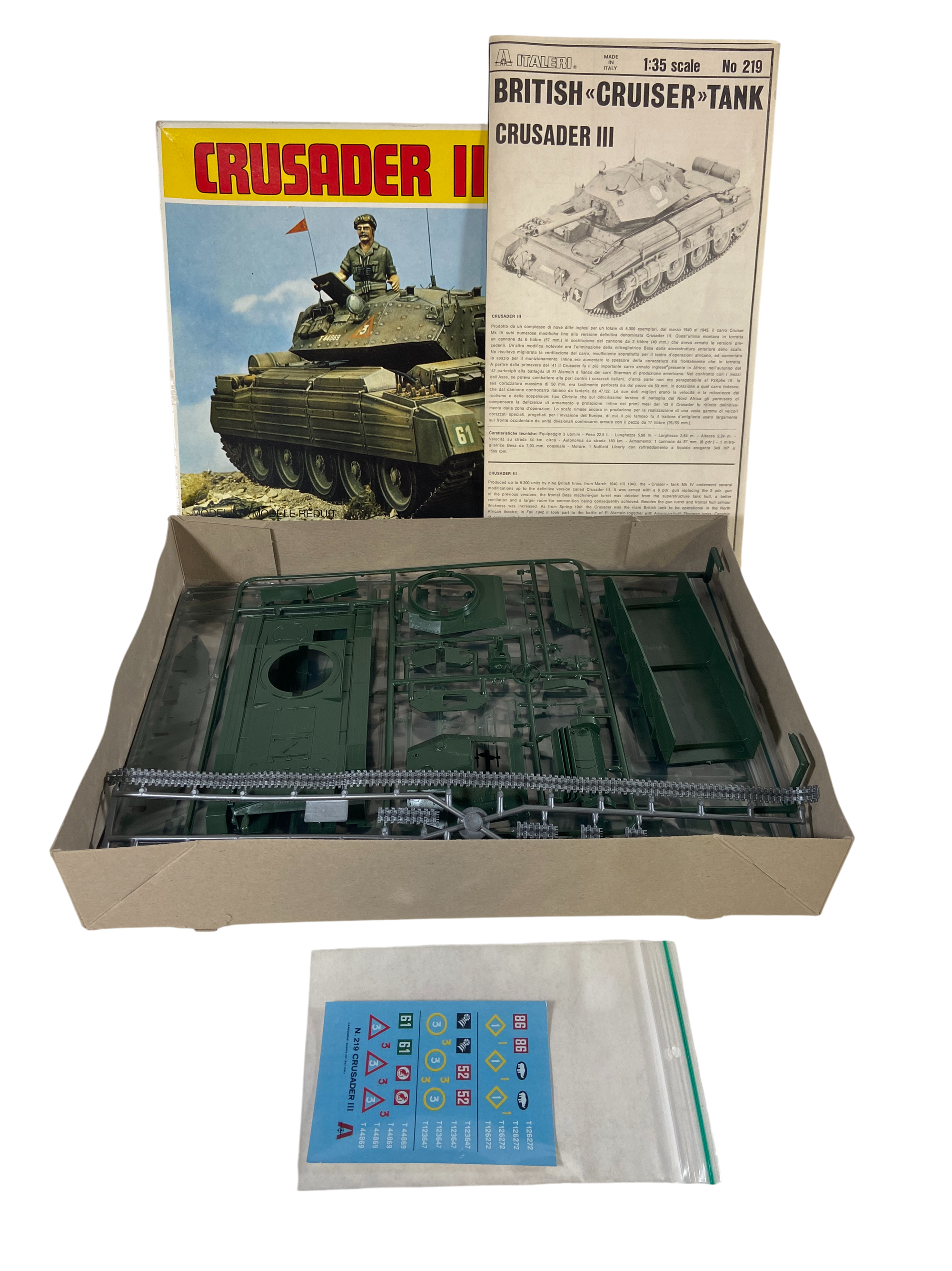Italeri 1:35 British Cruiser Tank Crusader III 