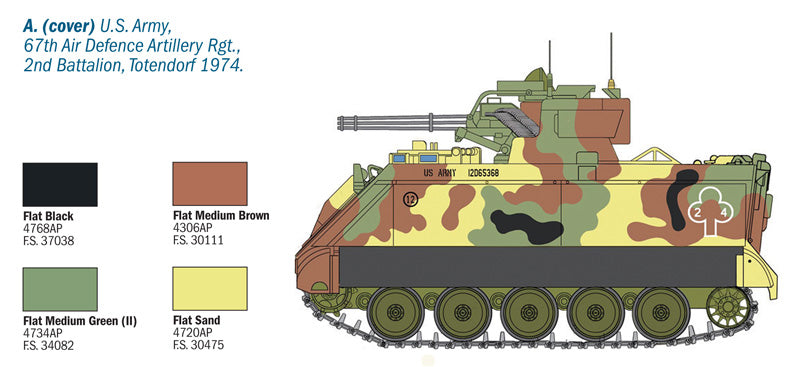 Italeri 1:35 M163 VADS Vulcan Air Defence System 6560
