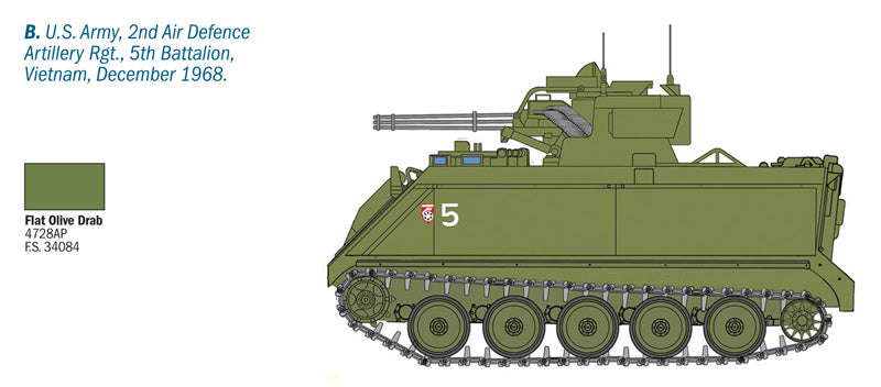 Italeri 1:35 M163 VADS Vulcan Air Defence System 6560