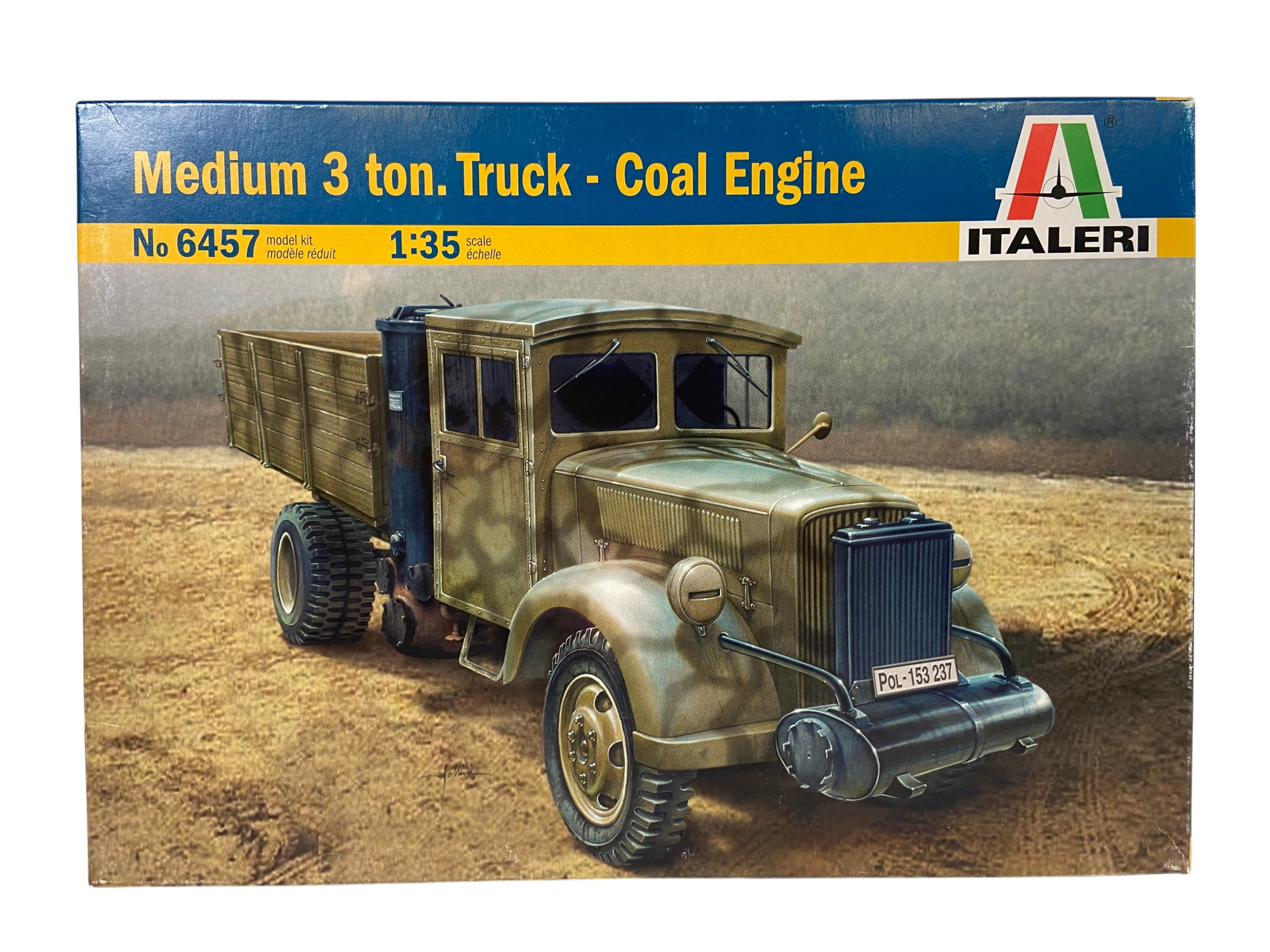 Italeri 1:35 Medium 3 ton. Truck - Coal Engine 6457