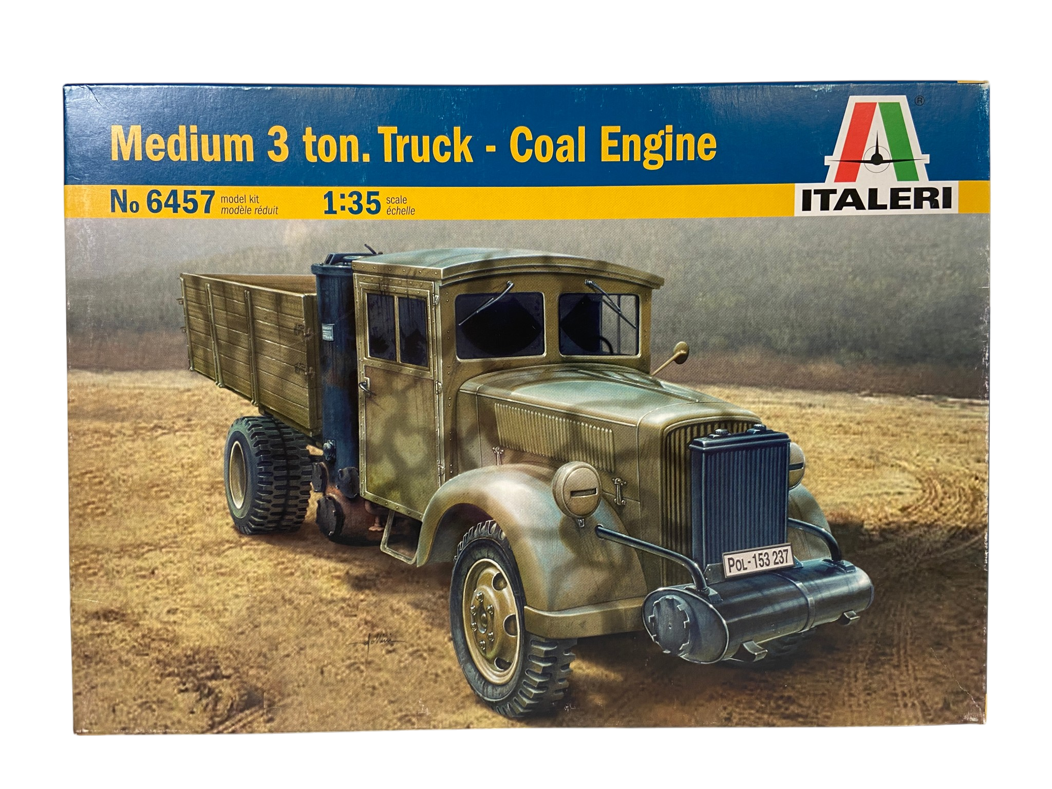 Italeri 1:35 Medium 3 ton. Truck - Coal Engine 6457