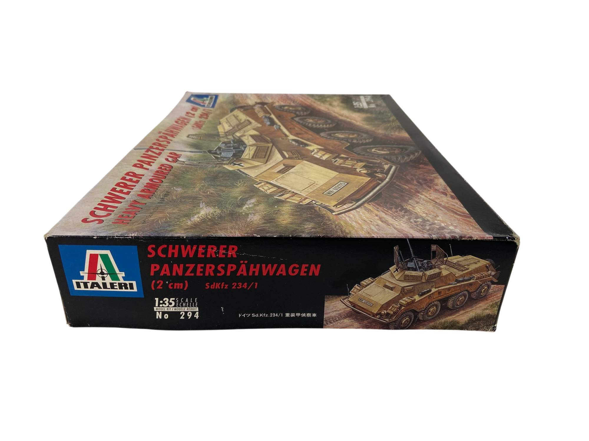 Italeri 1:35 Schwerer Panzerspähwagen SdKfz 234/1 incl. Aber upgrade set 294