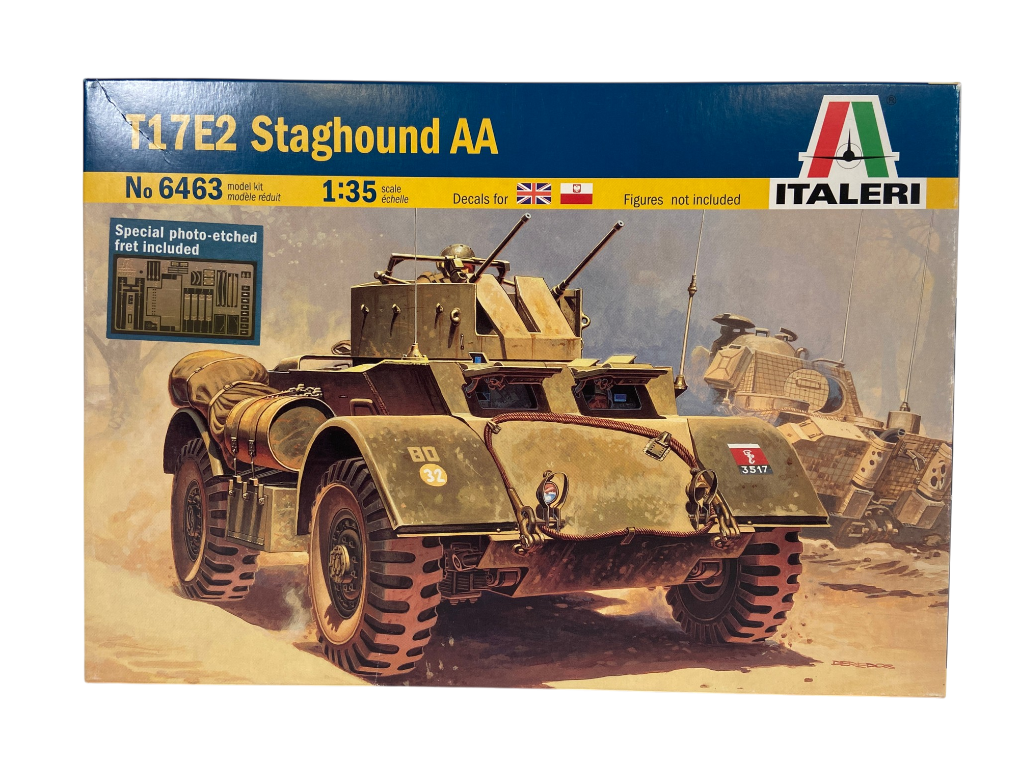 Italeri 1:35 T17E2 Staghound AA 6463