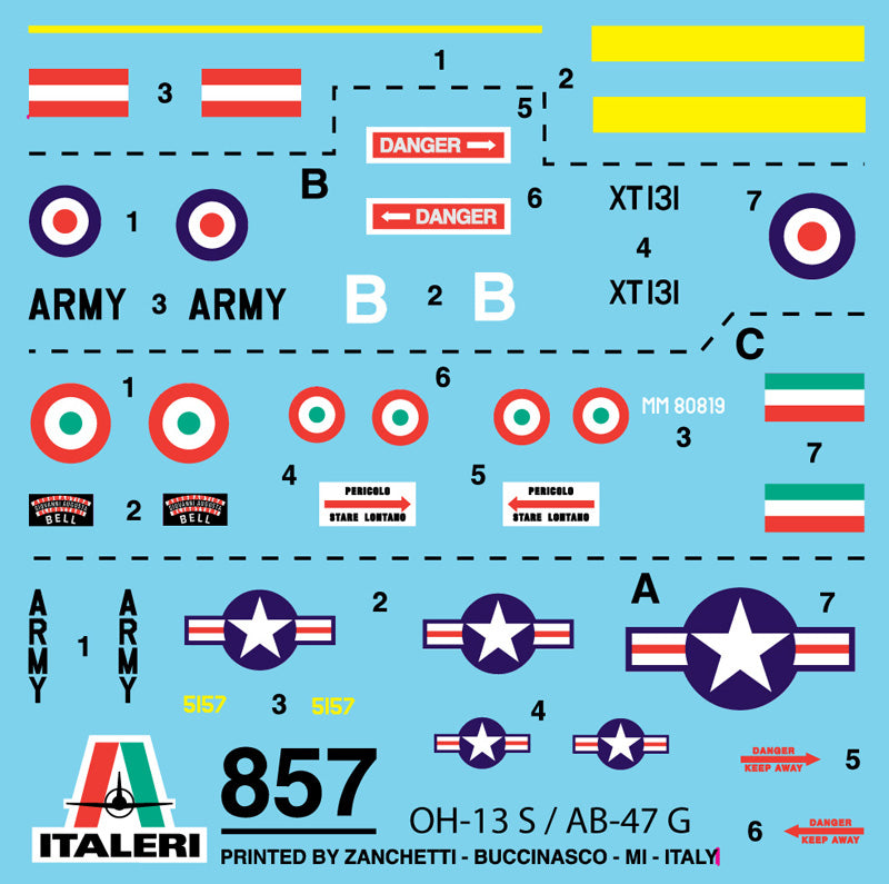 Italeri 1:48 BELL OH-13S Sioux 857