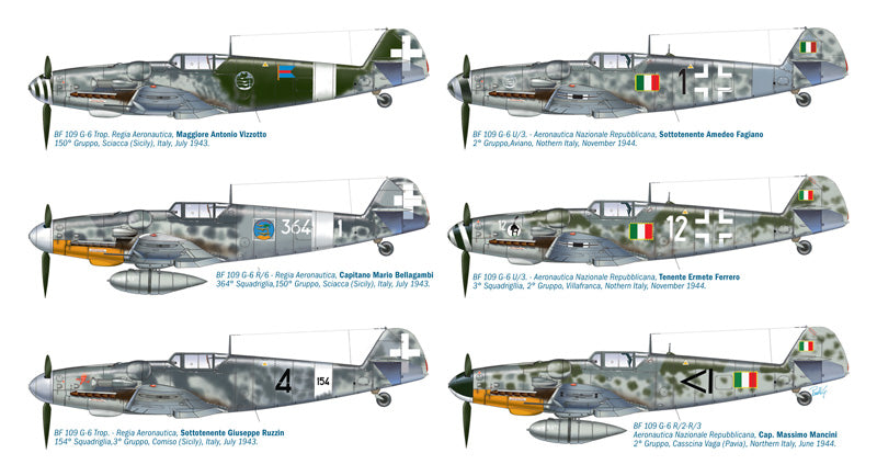 Italeri 1:48 Bf 109G-6 Italian Aces 2719