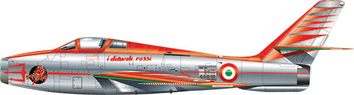 Italeri 1:48 F-84F Thunderstreak "i Diavoli Rossi" 2703