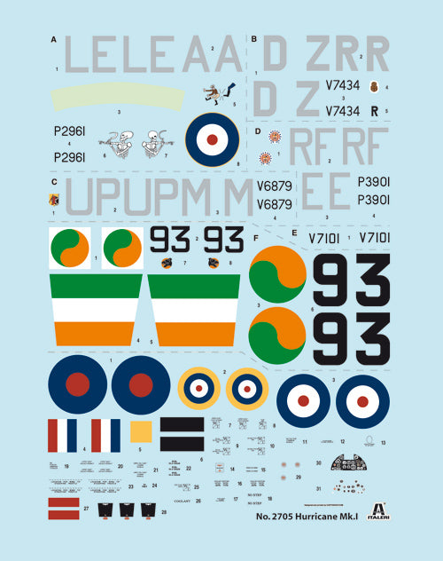 Italeri 1:48 Hurricane Mk. I 2705
