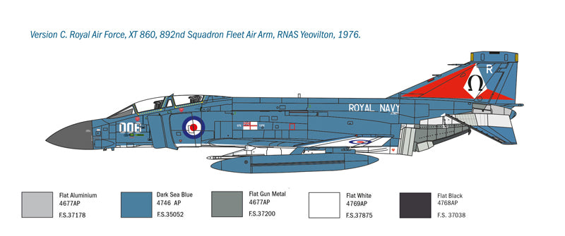 Italeri 1:72 F-4M Phantom FG.1 1434
