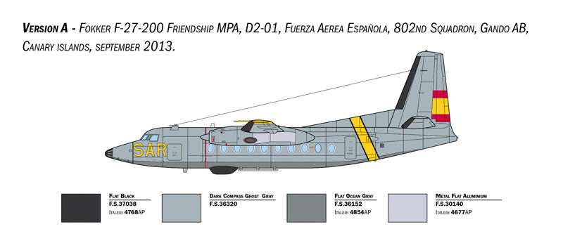 Italeri 1:72 Fokker F-27 Maritime Patrol 1455