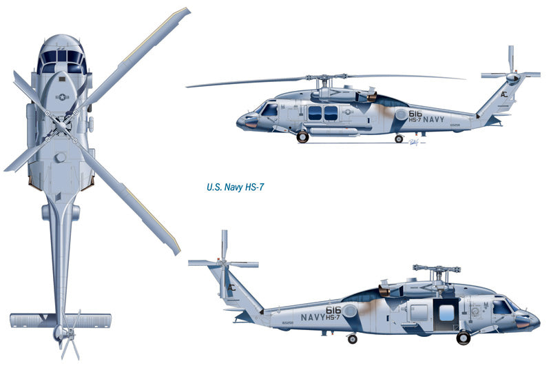 Italeri 1:72 HH-60H SeaHawk Combat Rescue Helicopter 1210