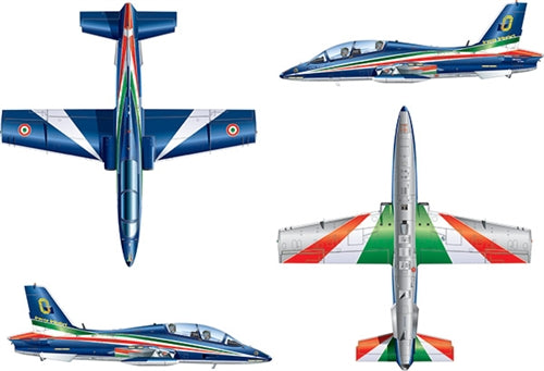 Italeri 1:72 MB 339 P.A.N. G-91 P.A.N. F-86 Aerobatic Teams Collection 1297