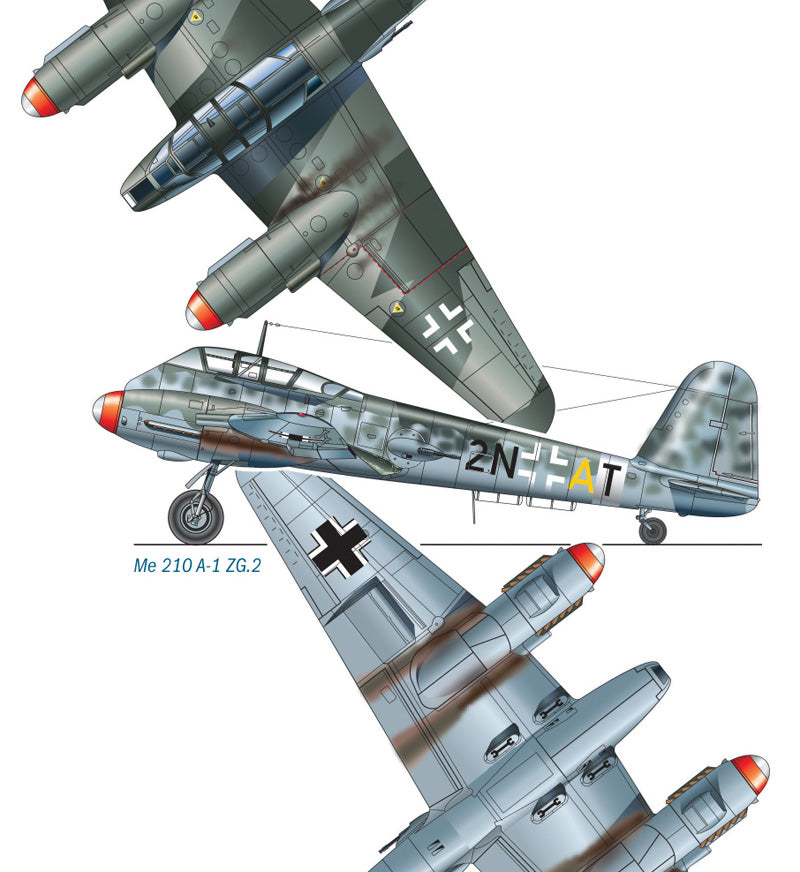 Italeri 1:72 Me 210 A-1 077