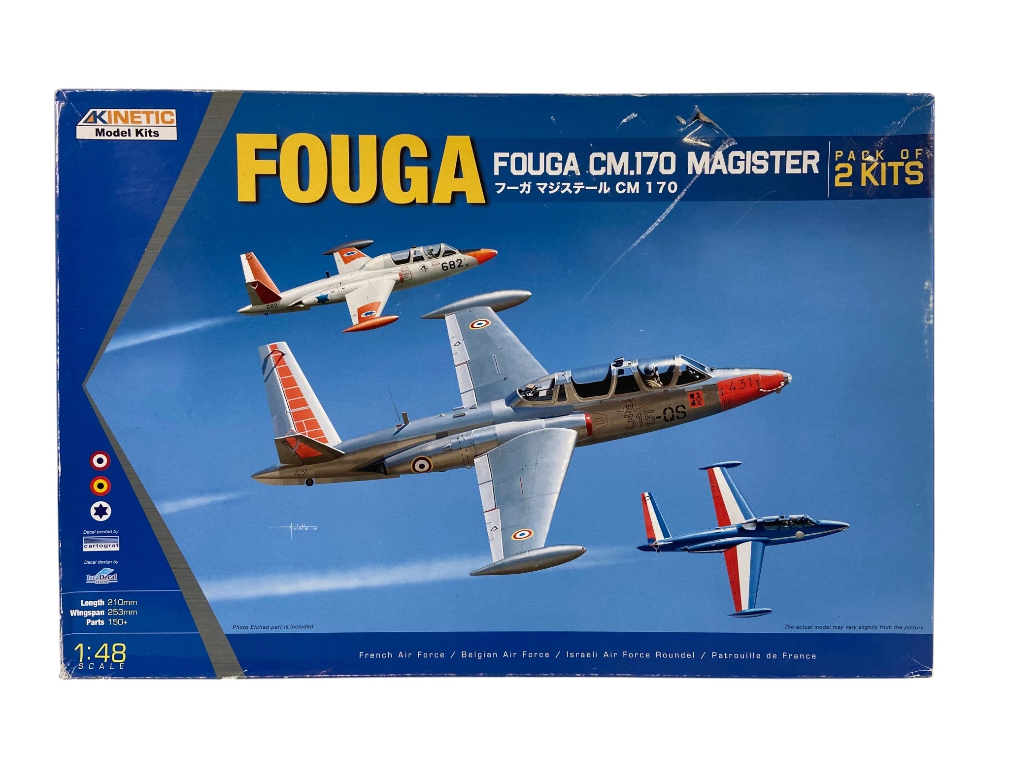 KINETIC 1:48 Fouga Magister CM 170 K48051