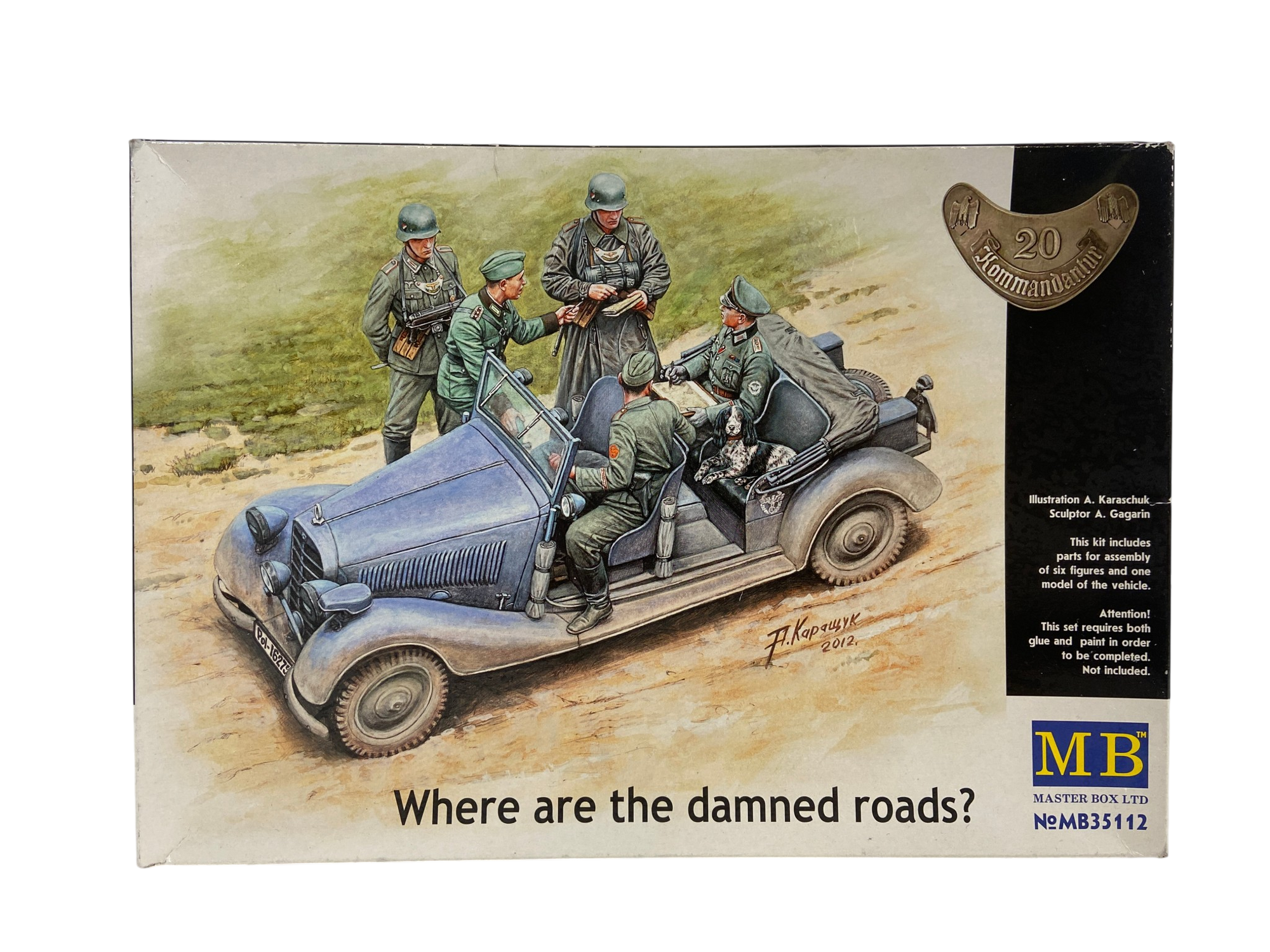 Master Box 1:35 Where are the damned roads? Mercedes-Benz 170 V MB35112