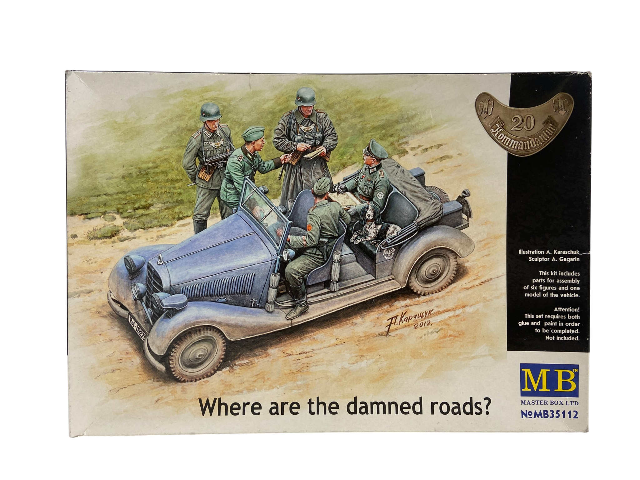 Master Box 1:35 Where are the damned roads? Mercedes-Benz 170 V MB35112