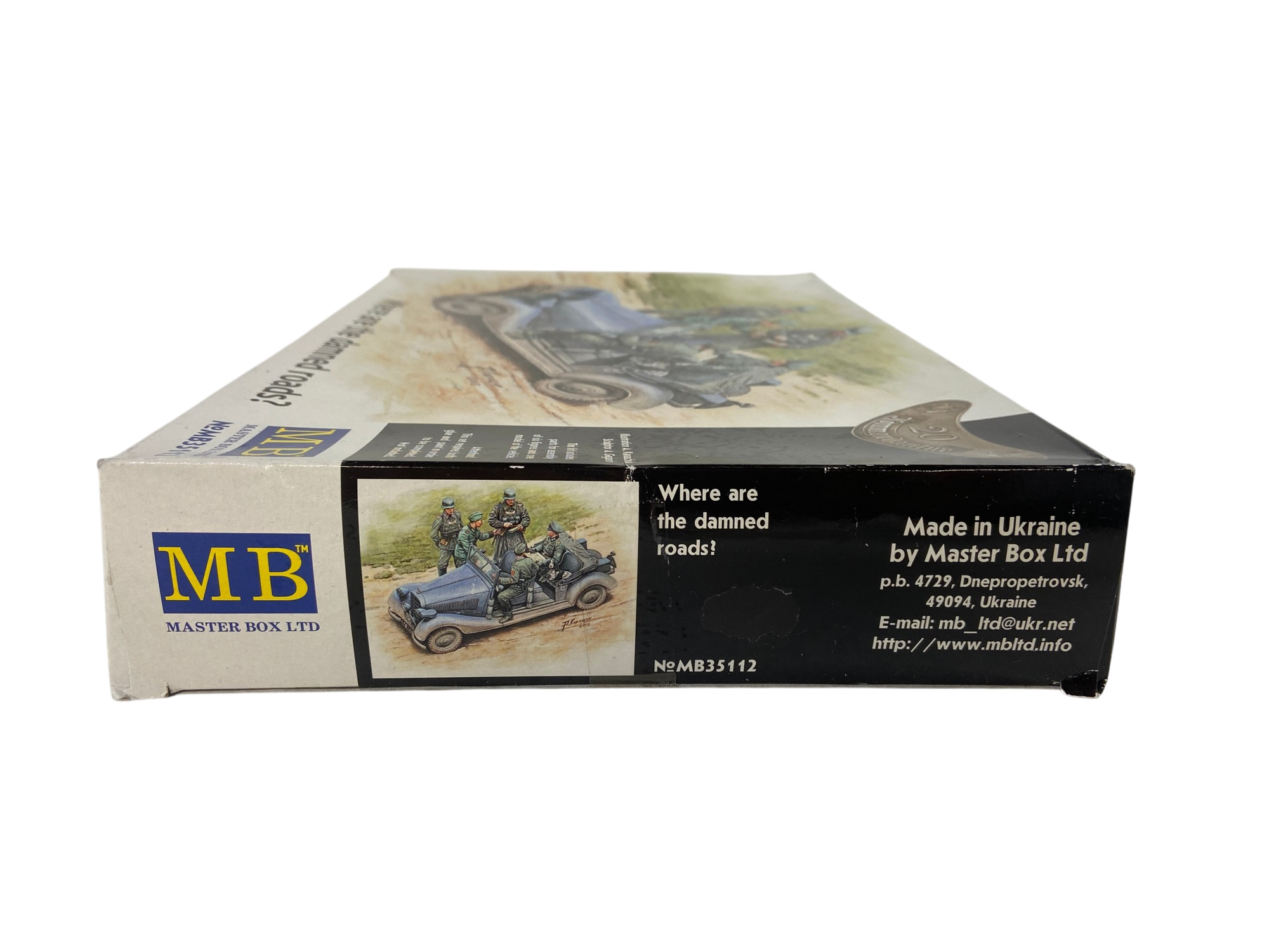 Master Box 1:35 Where are the damned roads? Mercedes-Benz 170 V MB35112